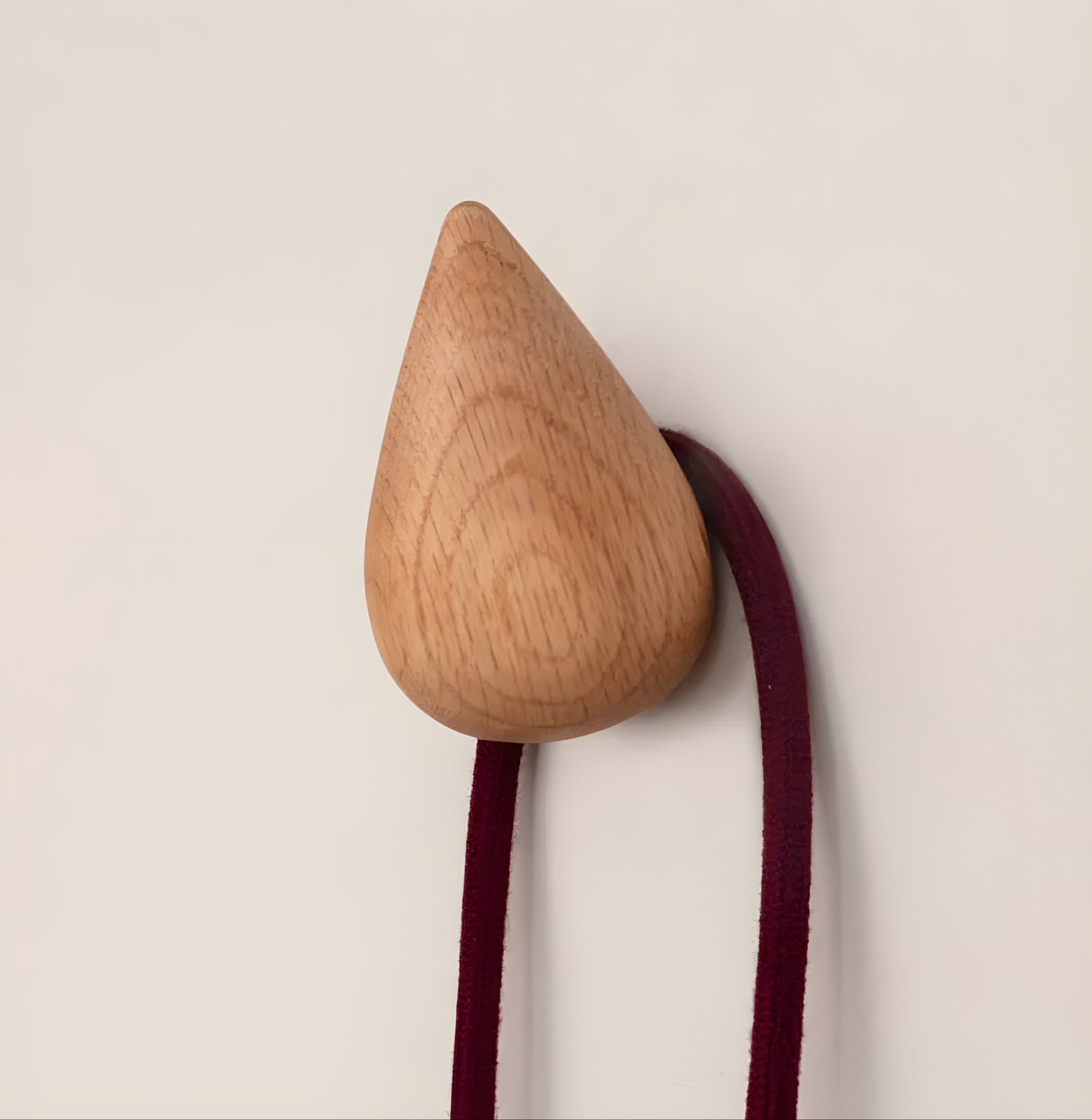 Sada háčků DROPIT z dubového dřeva