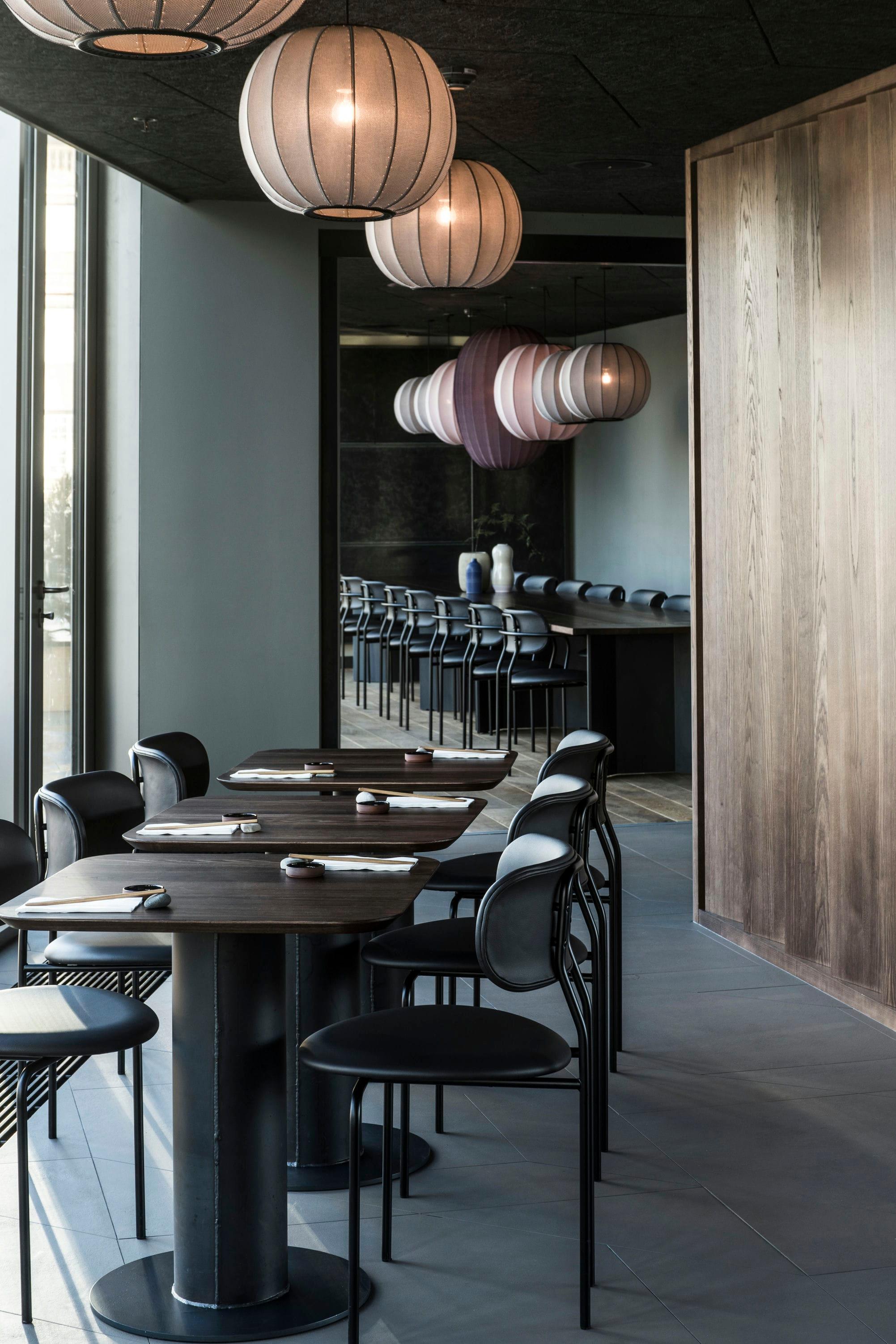 Závěsné svítidlo KNIT-WIT ROUND burgundské