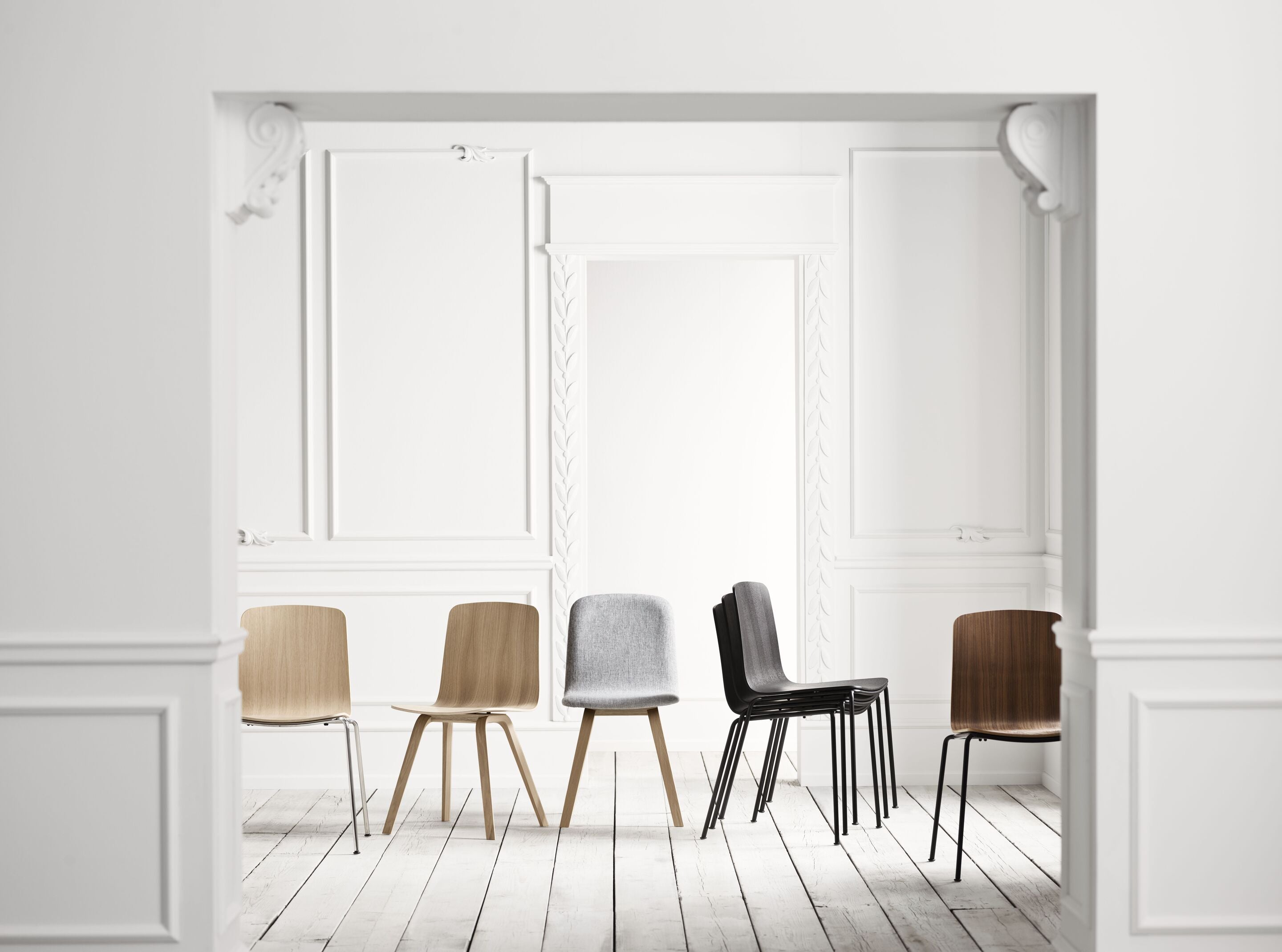 Židle PALM ořechový olejovaný