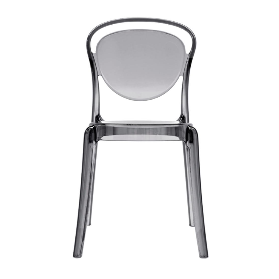 PARISIENNE Chair Gray Transparent