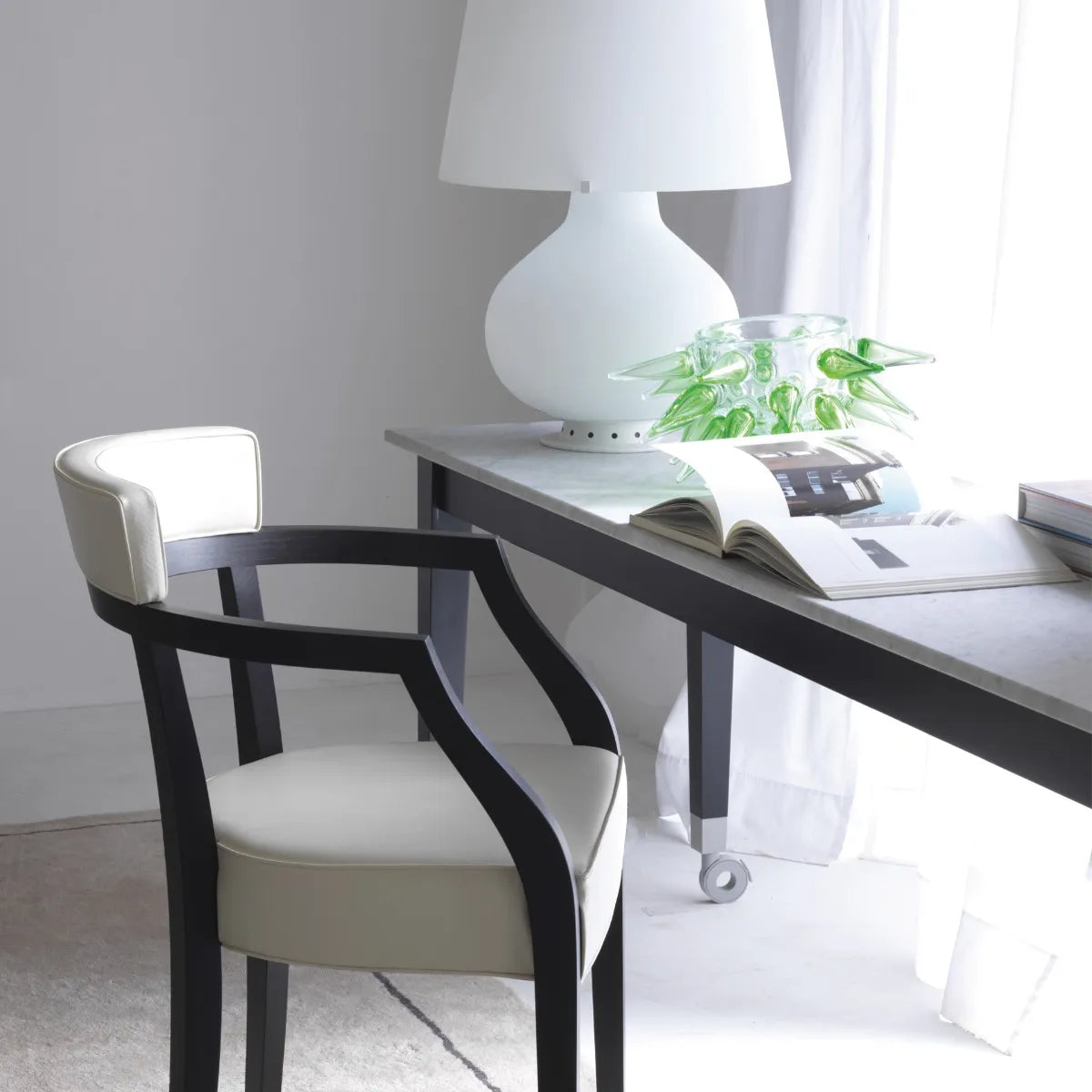 Miska PINO zielone szkło dmuchane