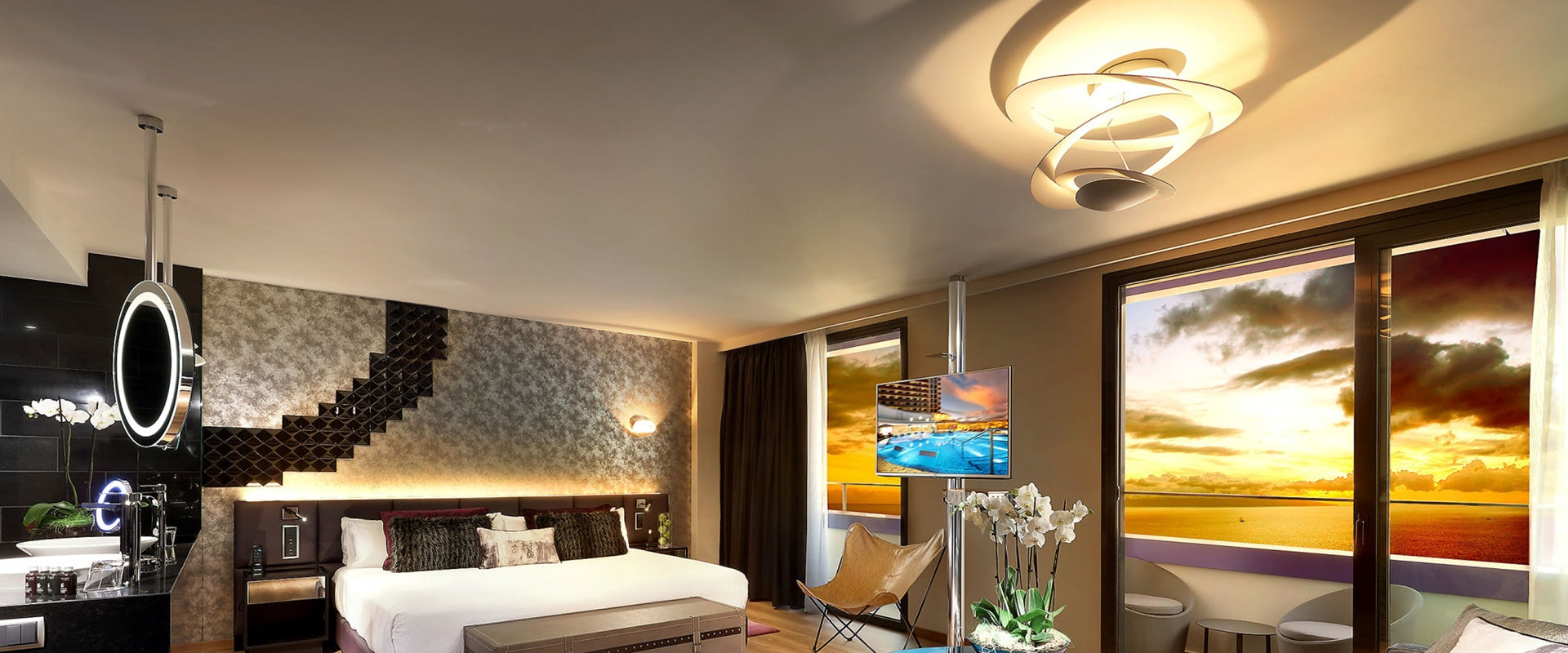 Lampa sufitowa PIRCE biały