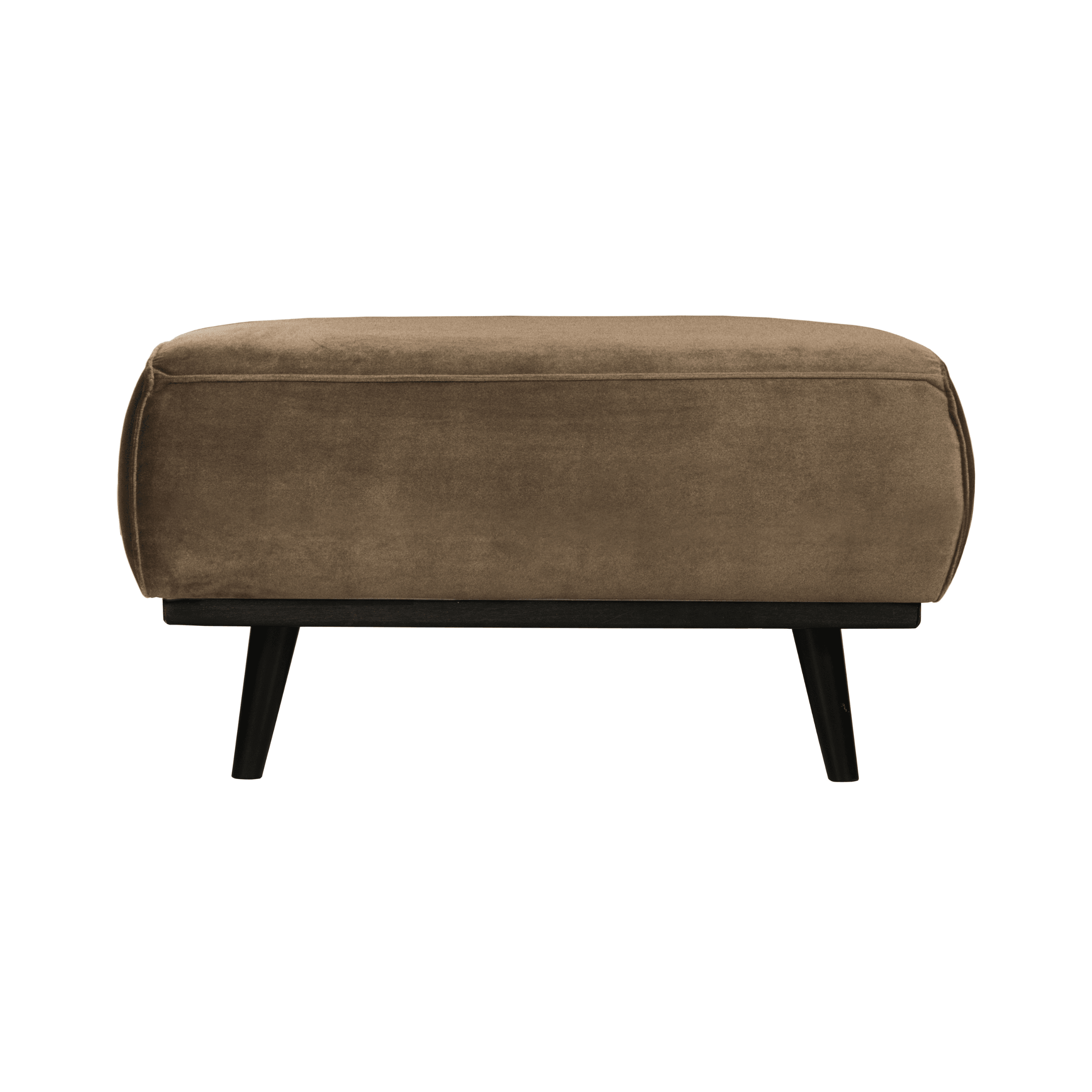 Podnóżek aksamitny STATEMENT ciemnobrązowy Be Pure    Eye on Design