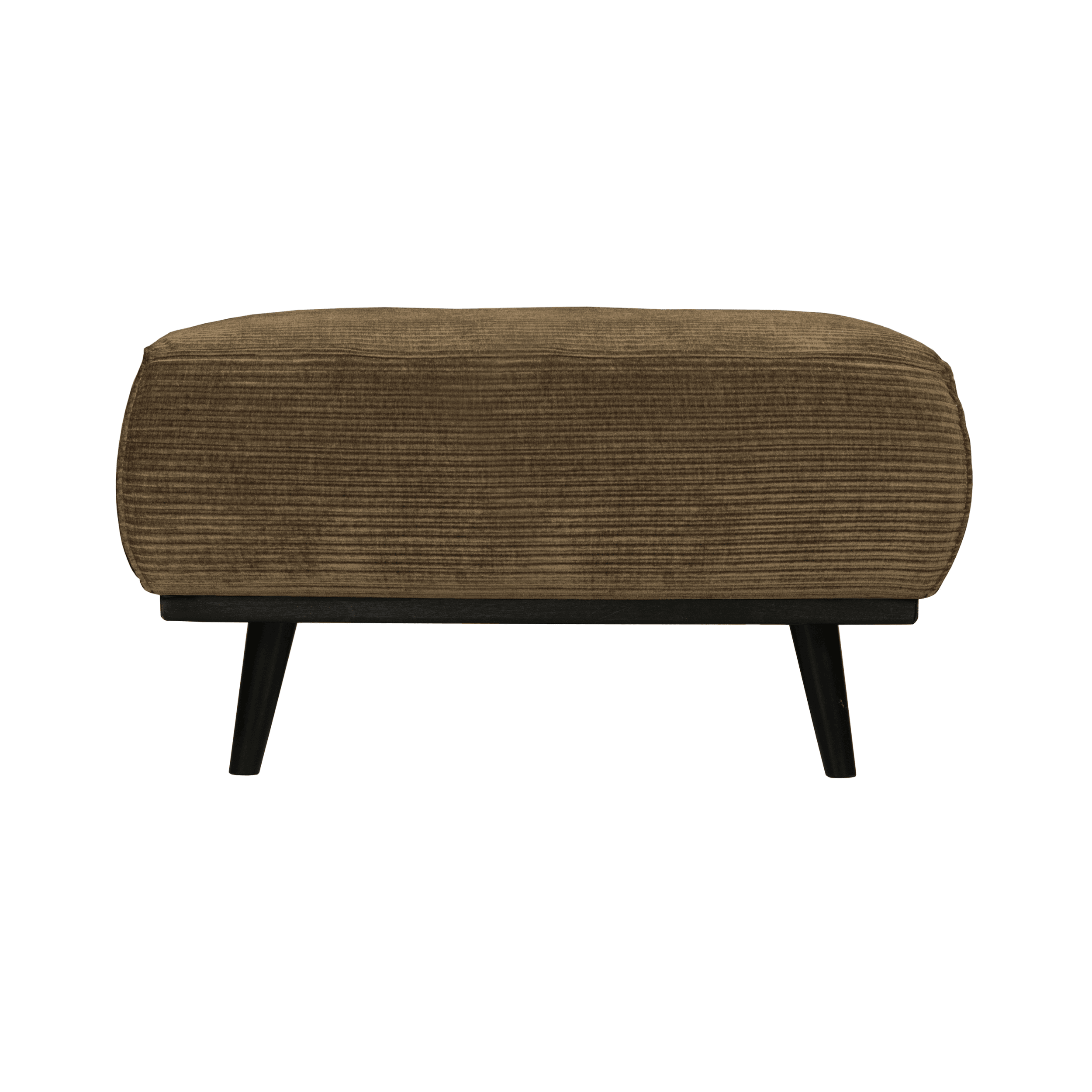 Podnóżek sztruksowy STATEMENT brązowy Be Pure    Eye on Design