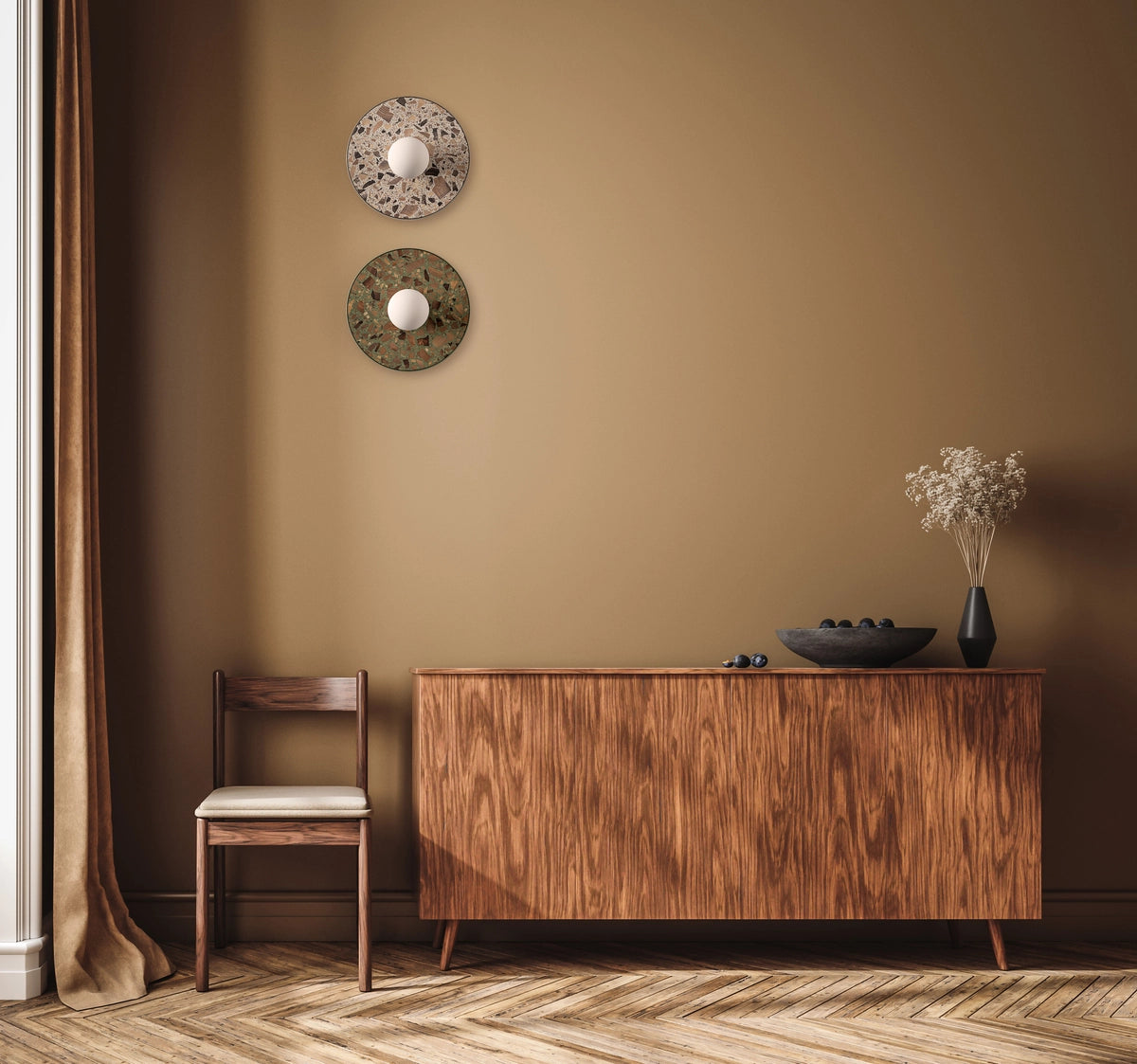 LEGRA cream wall lamp