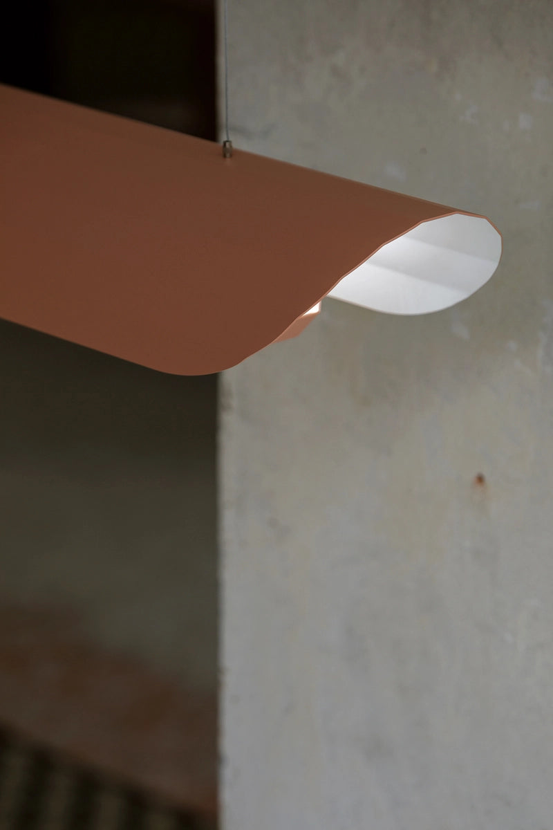 Závěsné svítidlo liniové APOLIN zlomená růžová