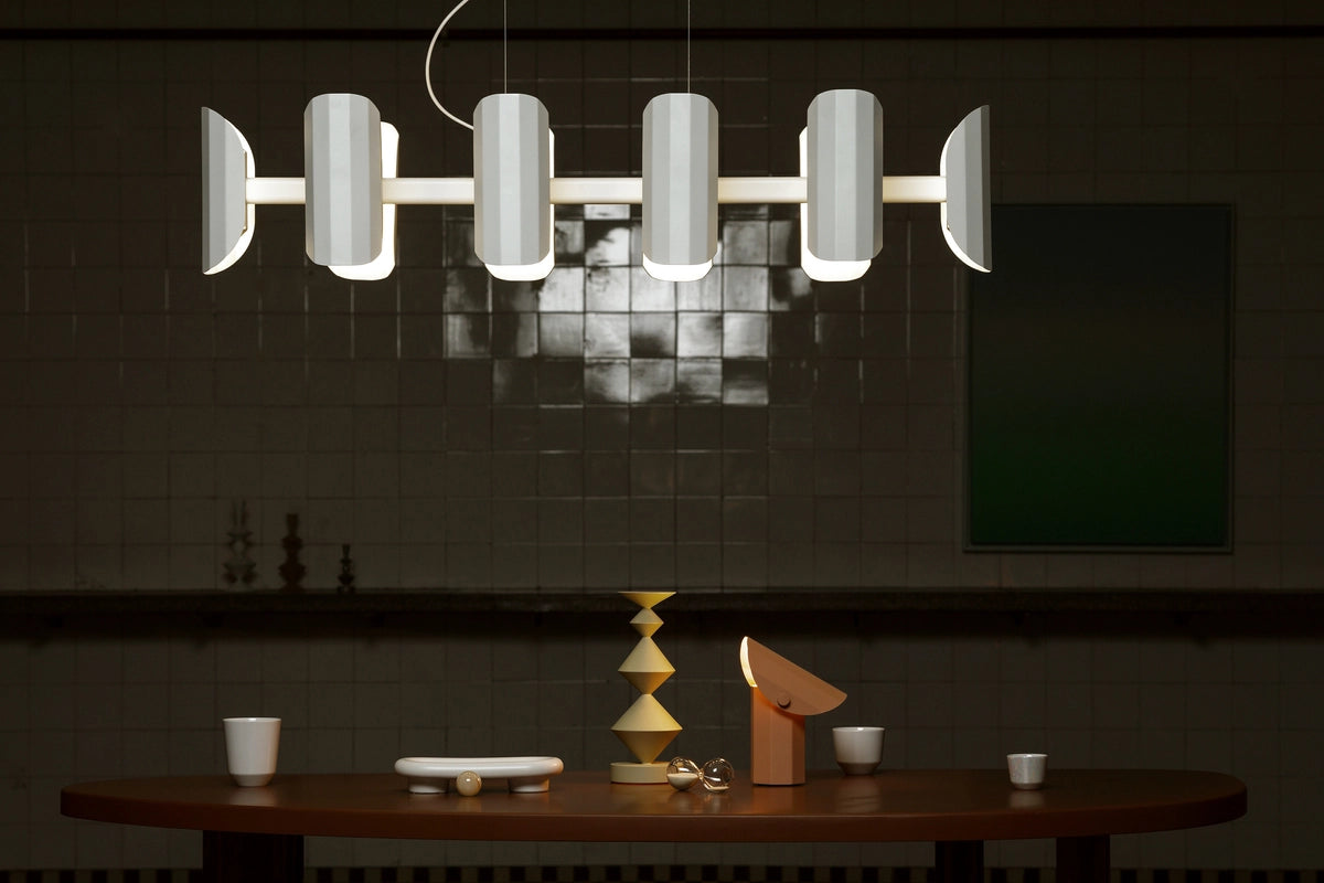 Lampa wisząca wieloramienna APOLIN biały