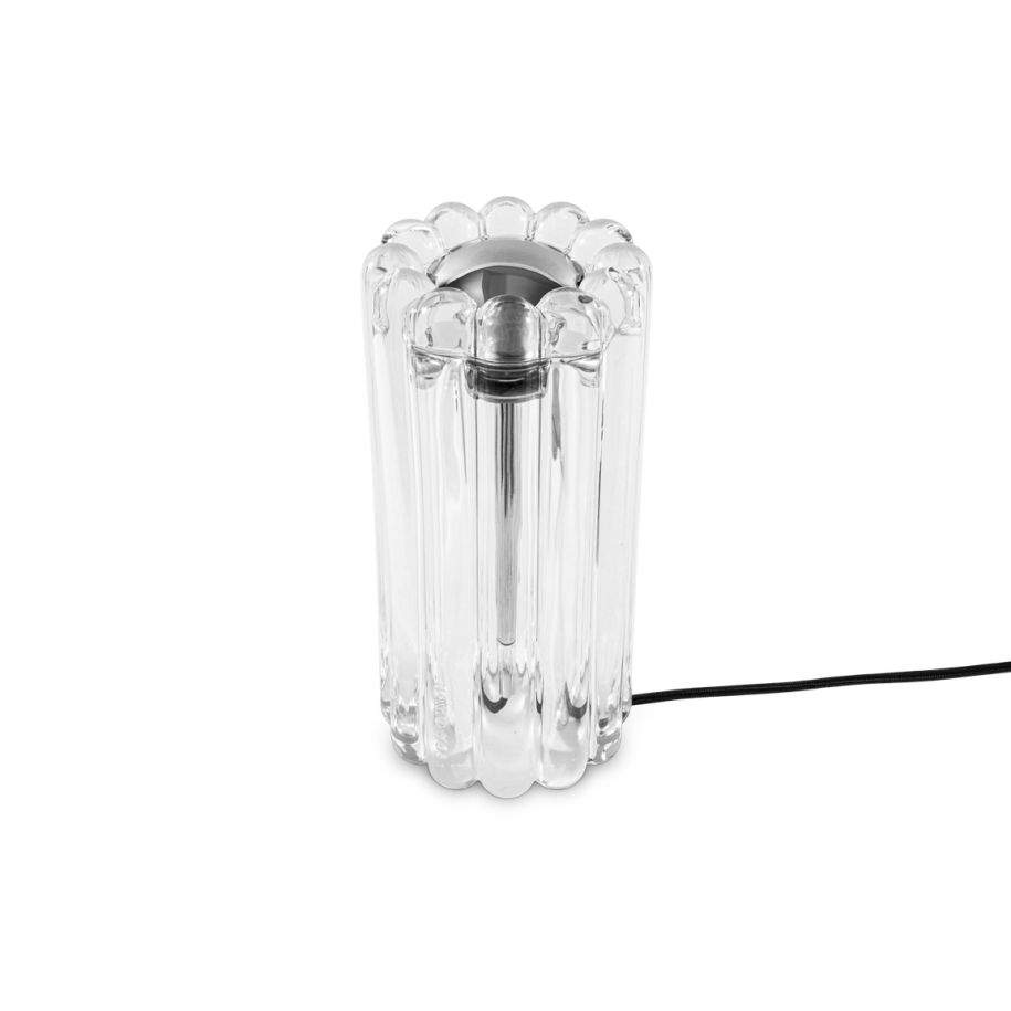 Stolní lampa PRESS skleněná