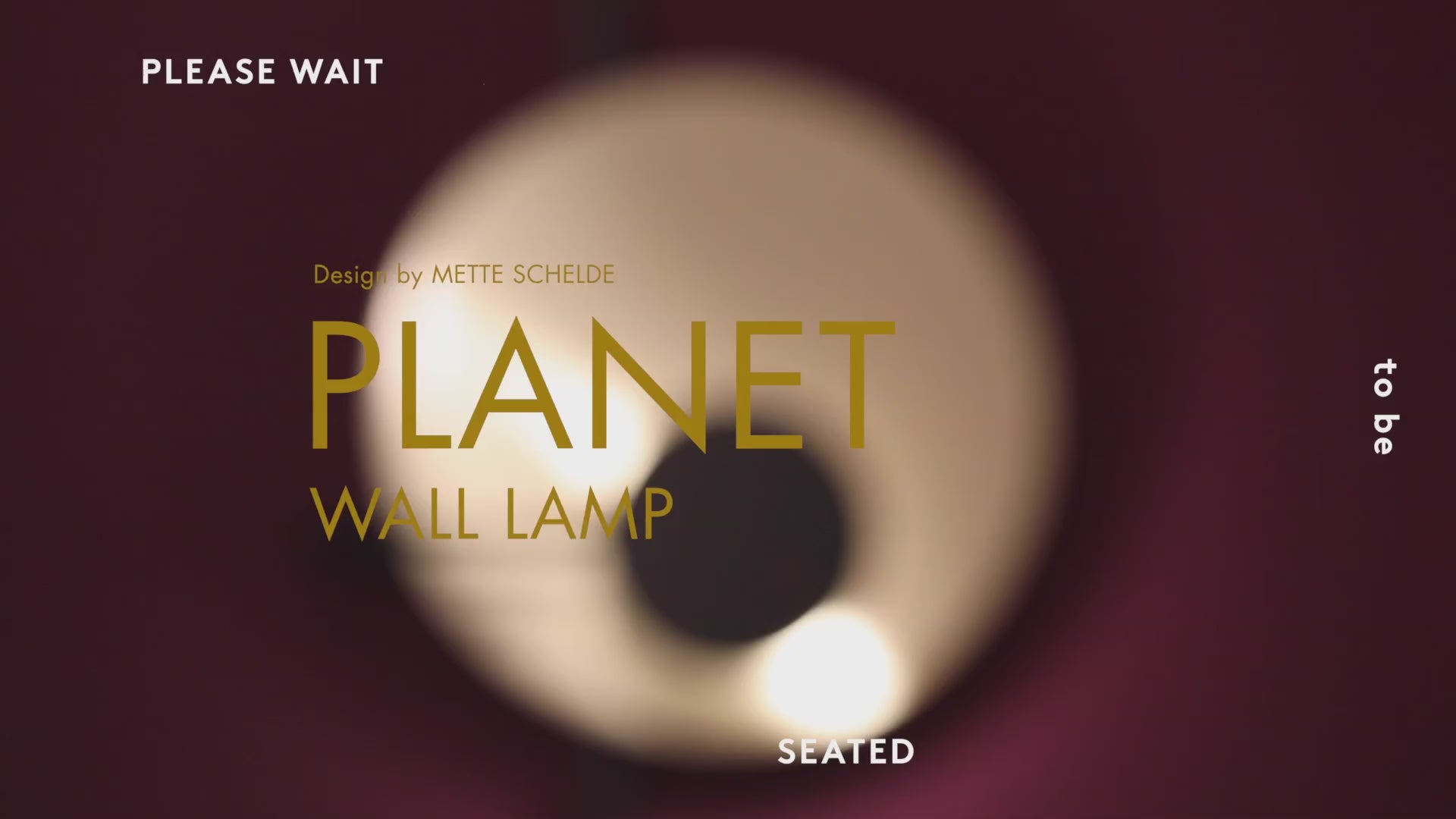 PLANET pink wall lamp