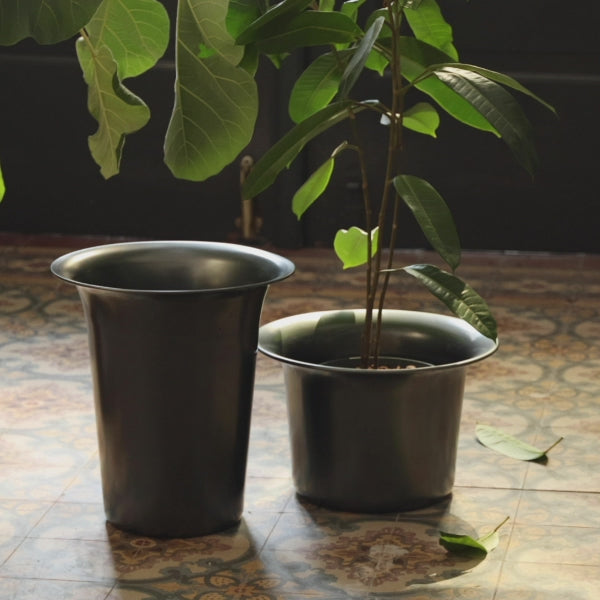 SPUN ALU BASKET black