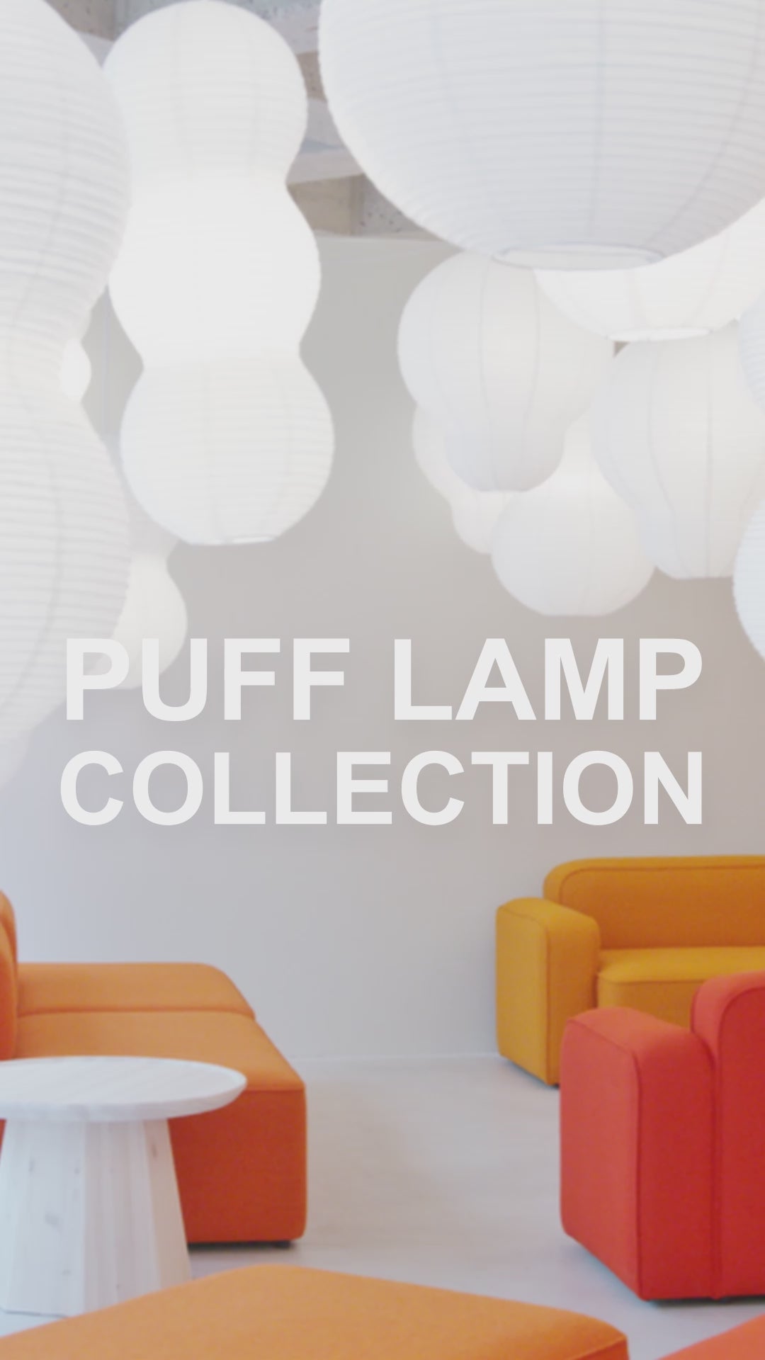 PUFF white table lamp