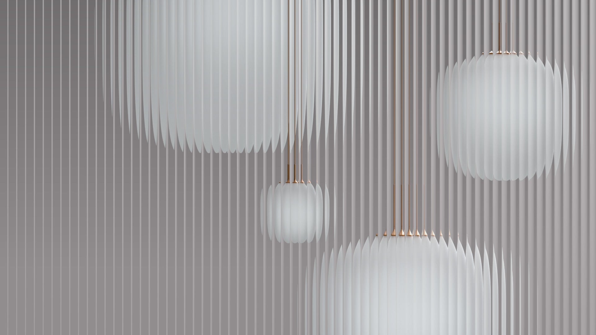 RIME gray pendant lamp