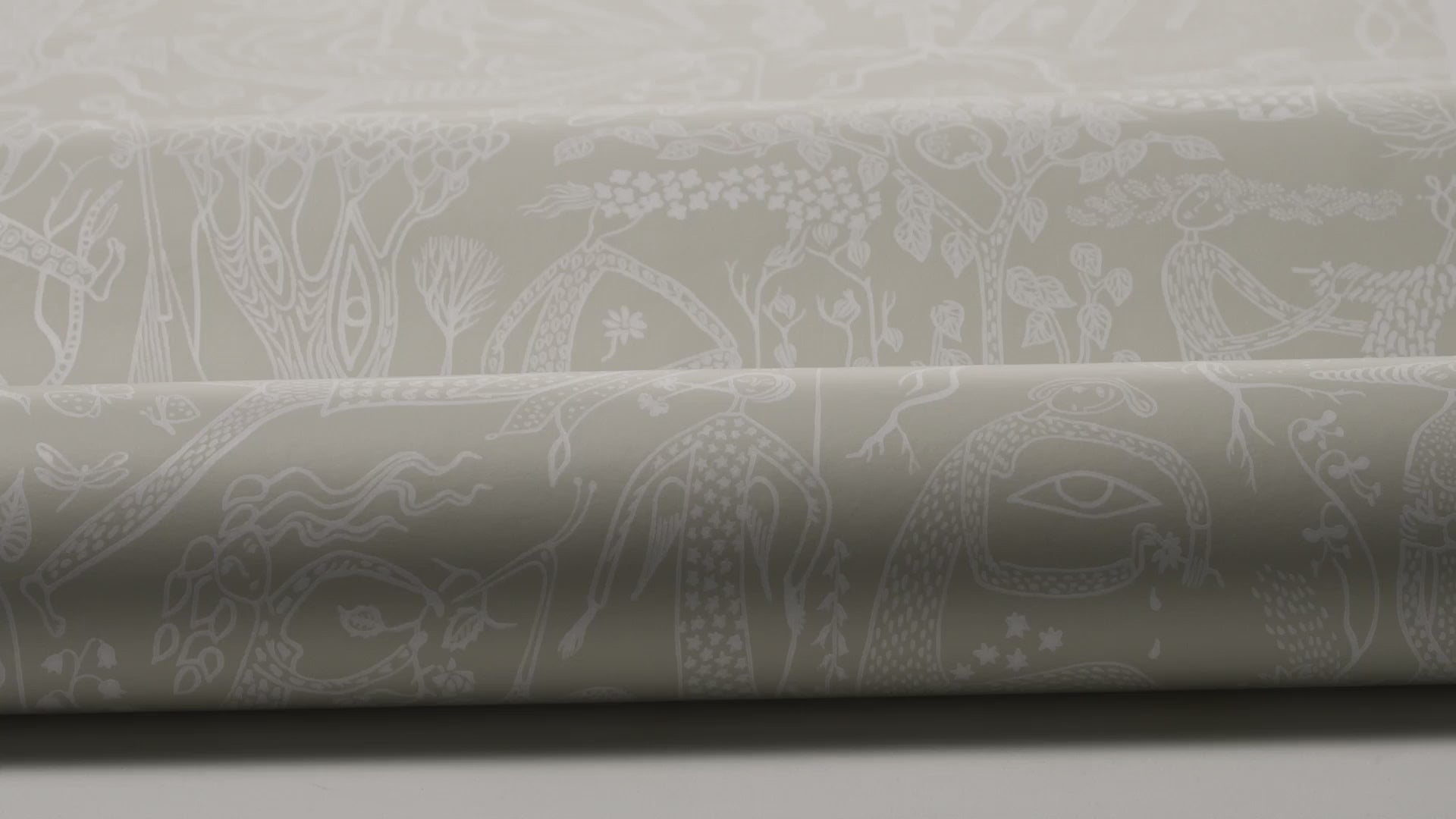 Tapeta s etnickým vzorem POEME D'AMOUR béžová