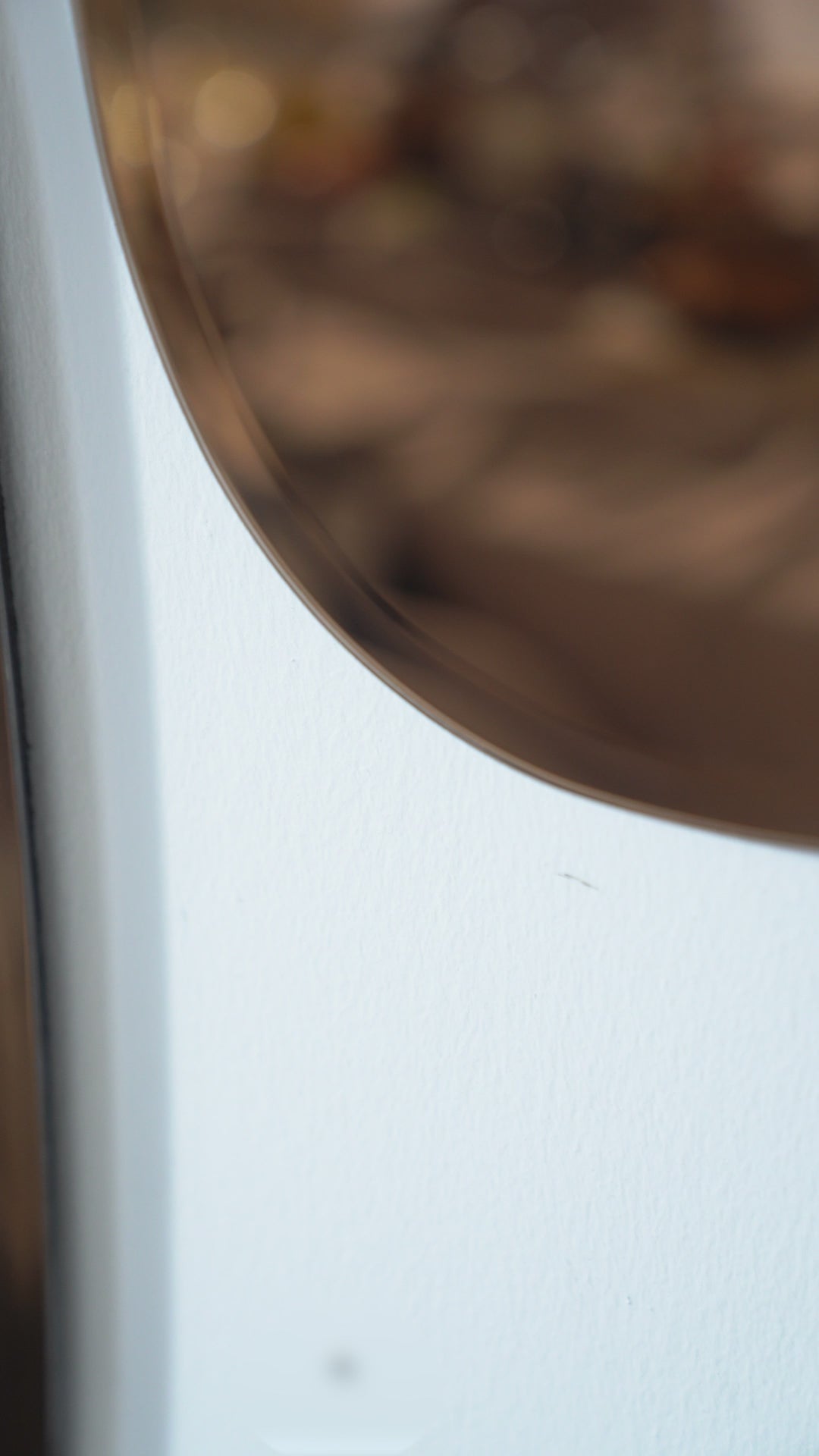 AMBER gold wall mirror