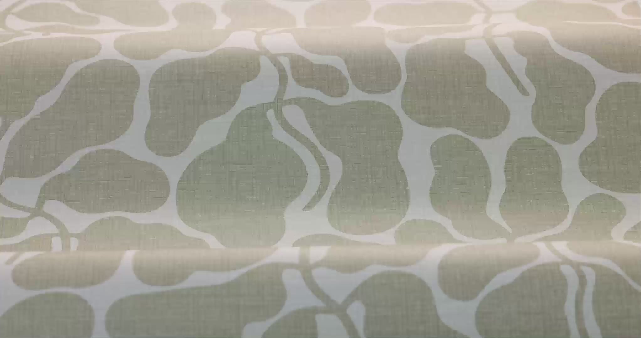 Tapeta flizelinowa papierowa z roślinnym wzorem MY SECRET GARDEN beżowy z białym