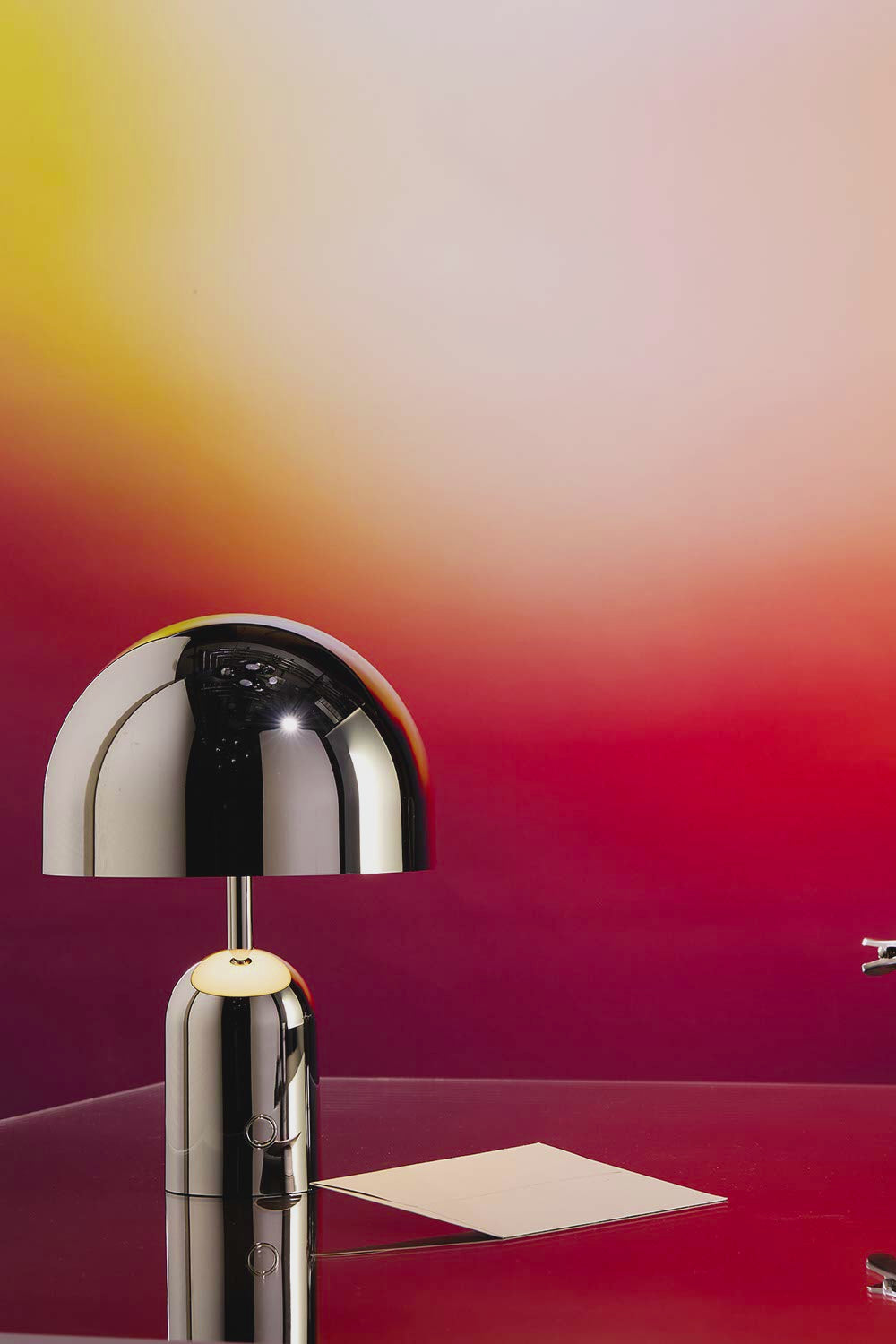 Přenosná stolní lampa BELL modrá