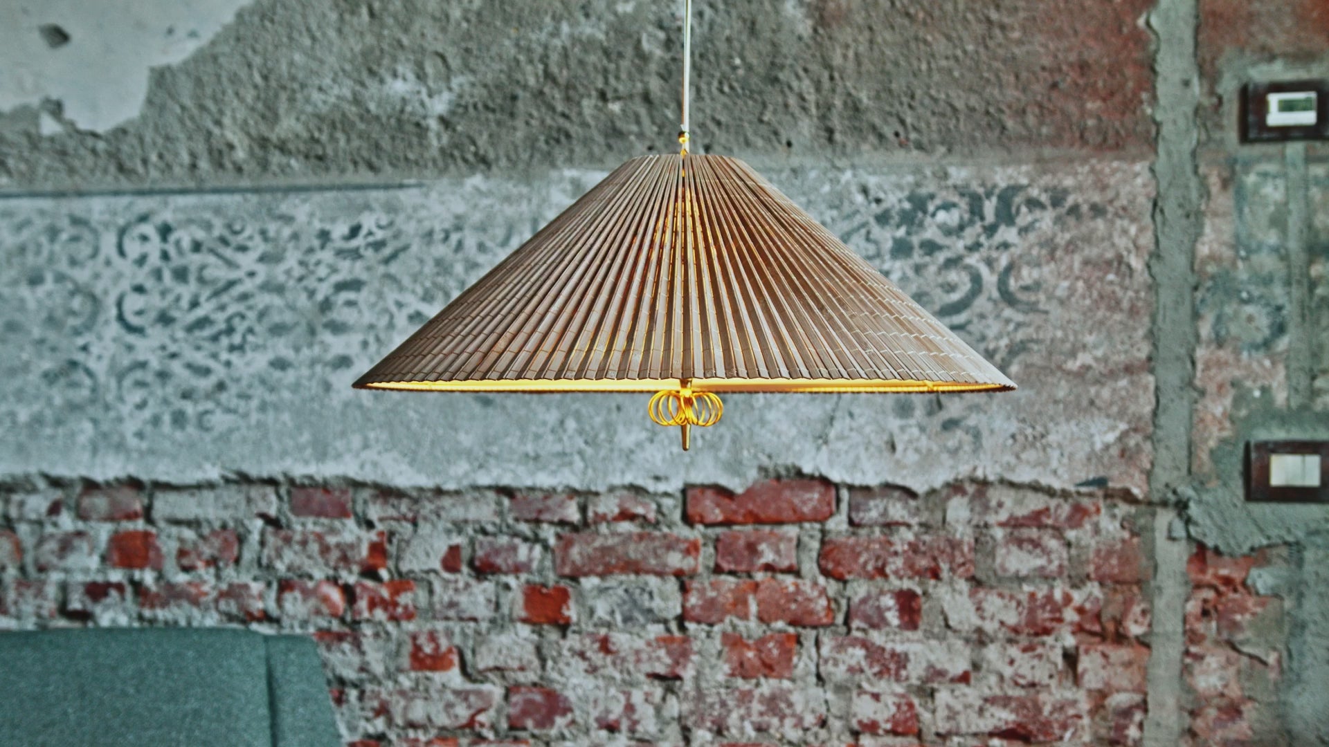 1972 Bamboo Pendant Lamp