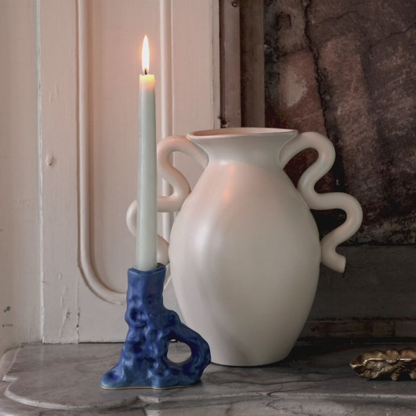 DITO blue candlestick