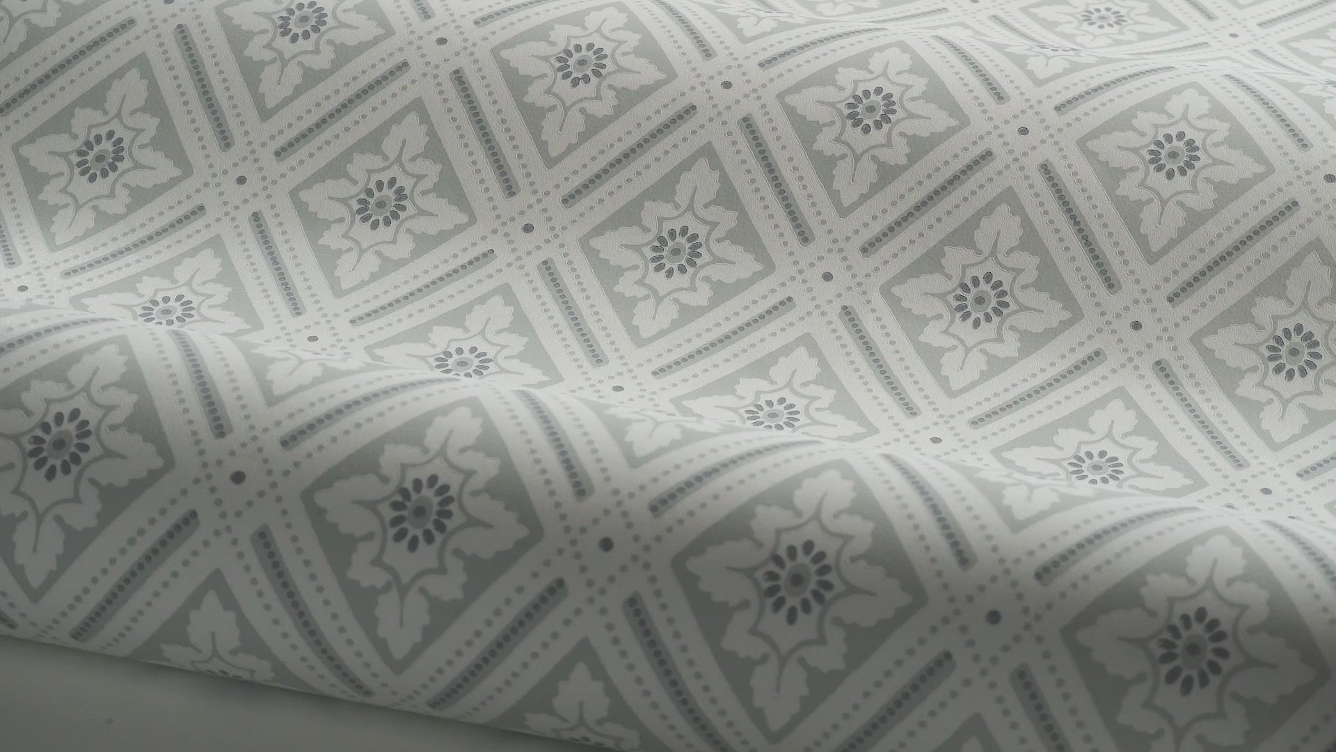 Tapeta flizelinowa papierowa z geometrycznym wzorem ESTER beżowy z szarym