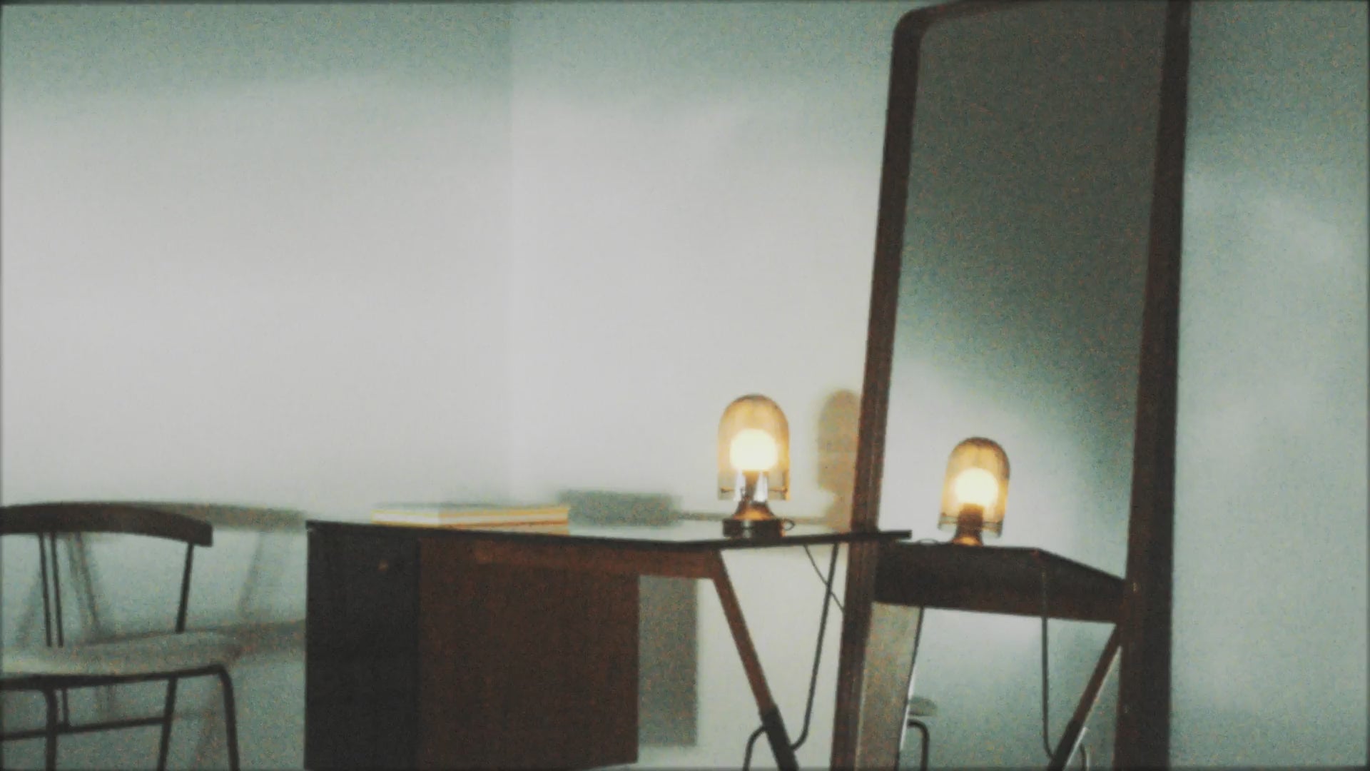 Stolní lampa SEINE růžové sklo