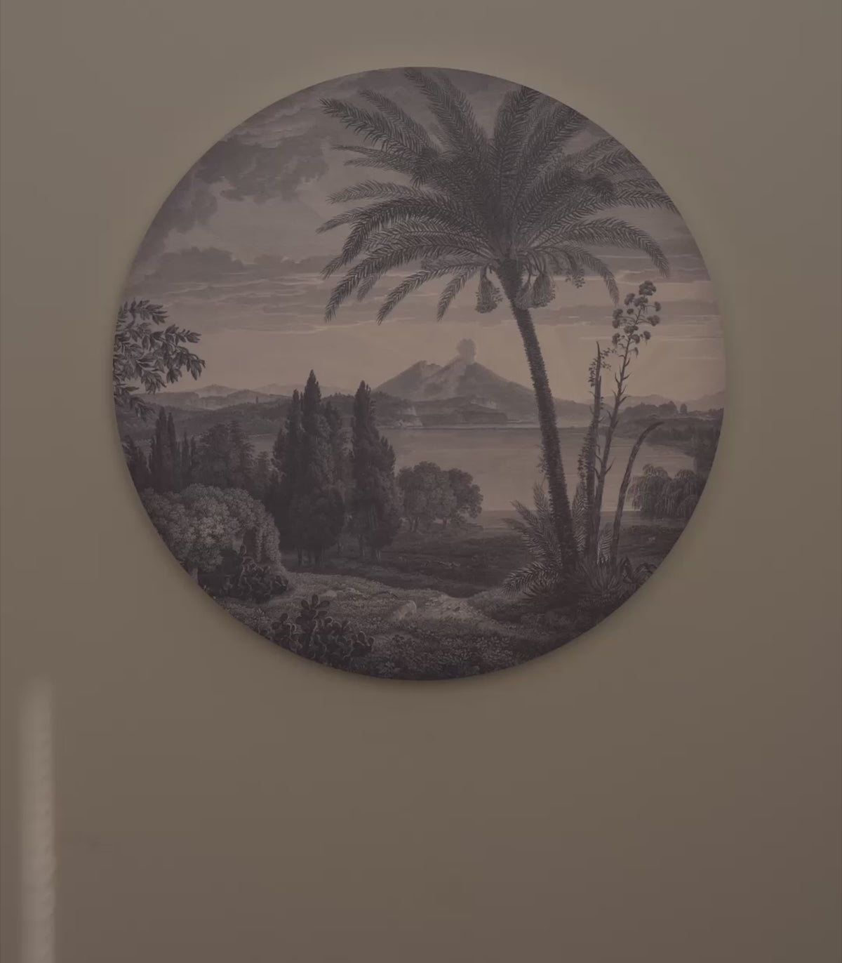 Lampa ścienna DOTS LIGHTING - TROPICAL VOLCANO VISTA zgaszony niebieski