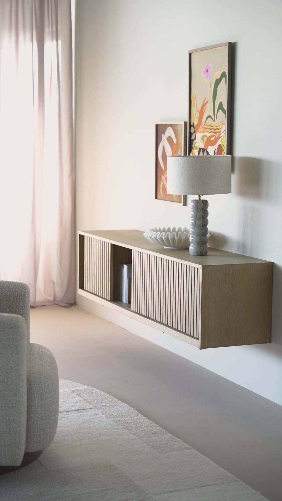 Szafka RTV MILO drewno dębowe