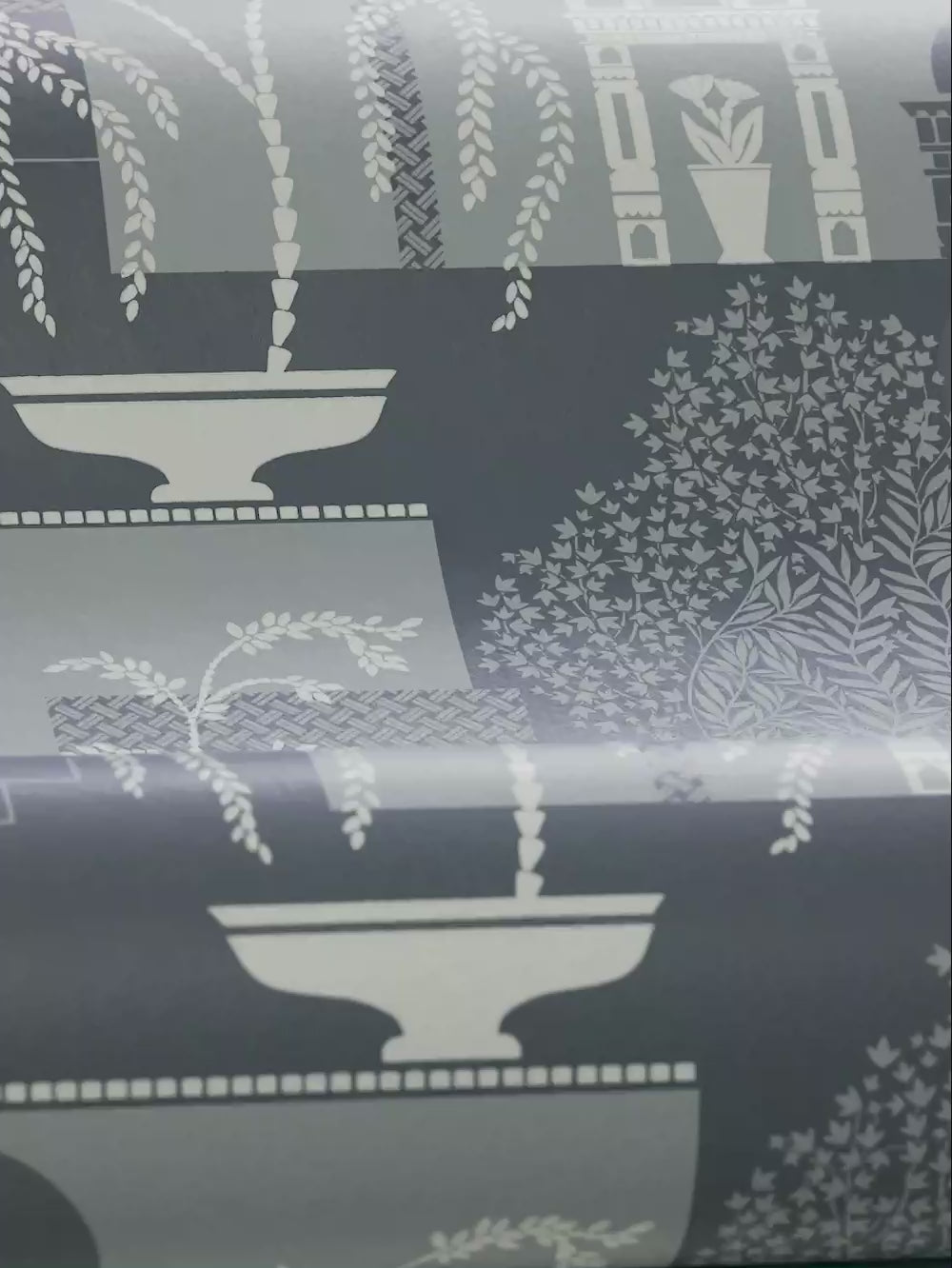 Antique Landscape Wallpaper MIMI Blue