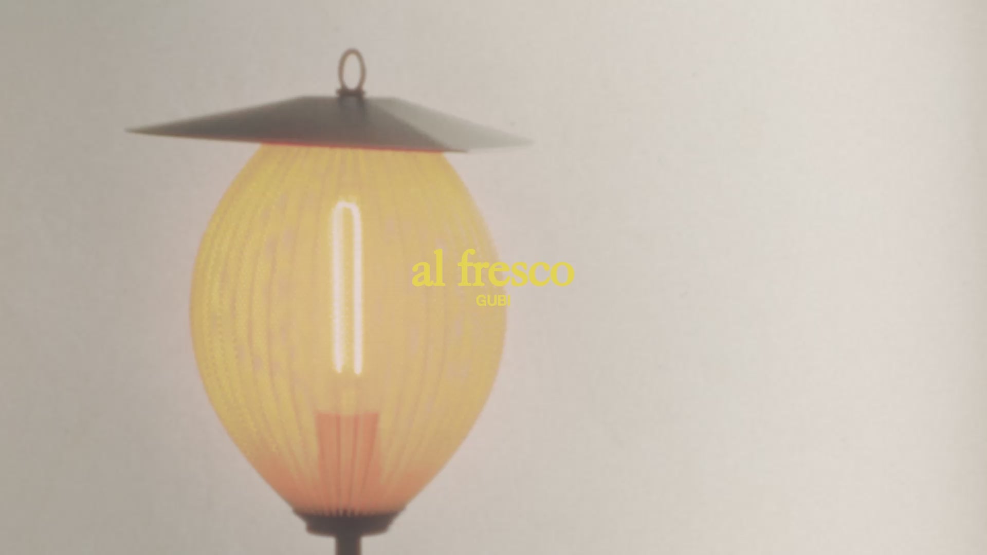 Mustard outdoor pendant lamp SATELLITE