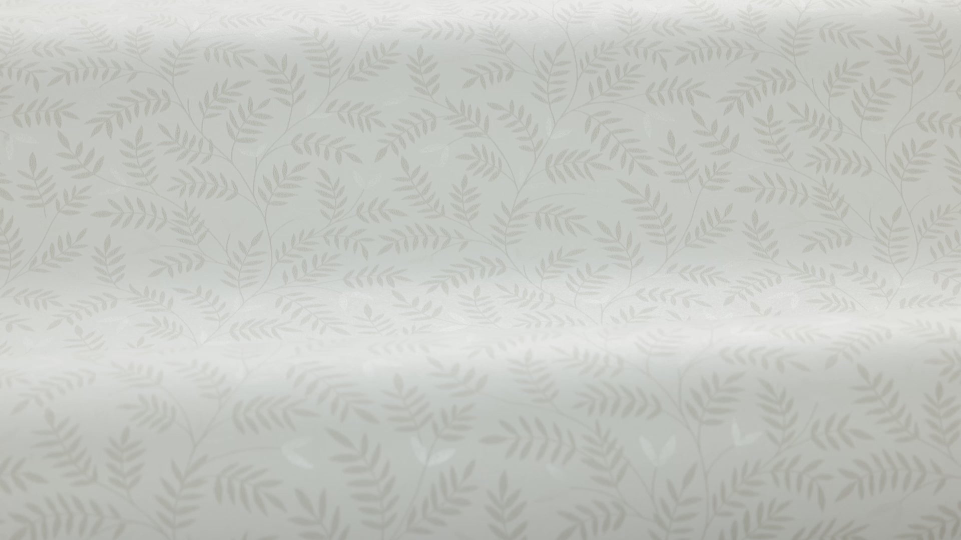 Non-woven paper wallpaper with a botanical pattern OLOF white with beige