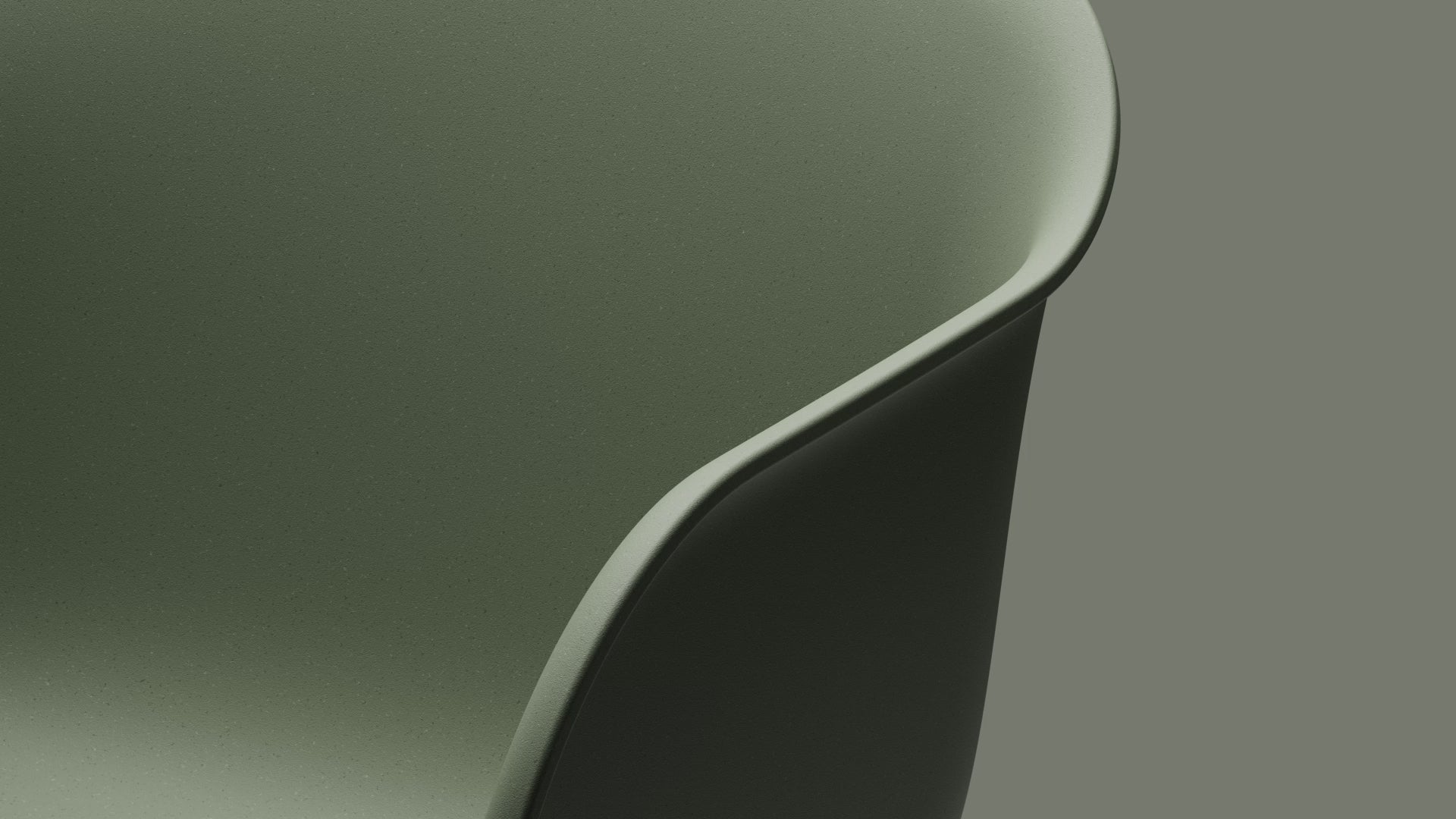 FIBER Armchair in Orchid with Steel Rocking Base