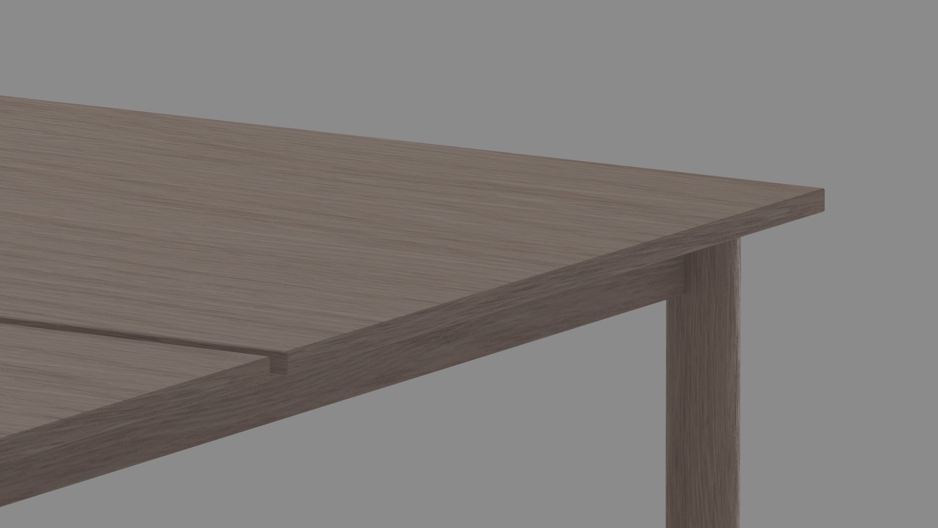 LINEAR SYSTEM Office Table - CONFIGURATION 1 black nanolaminate with black base
