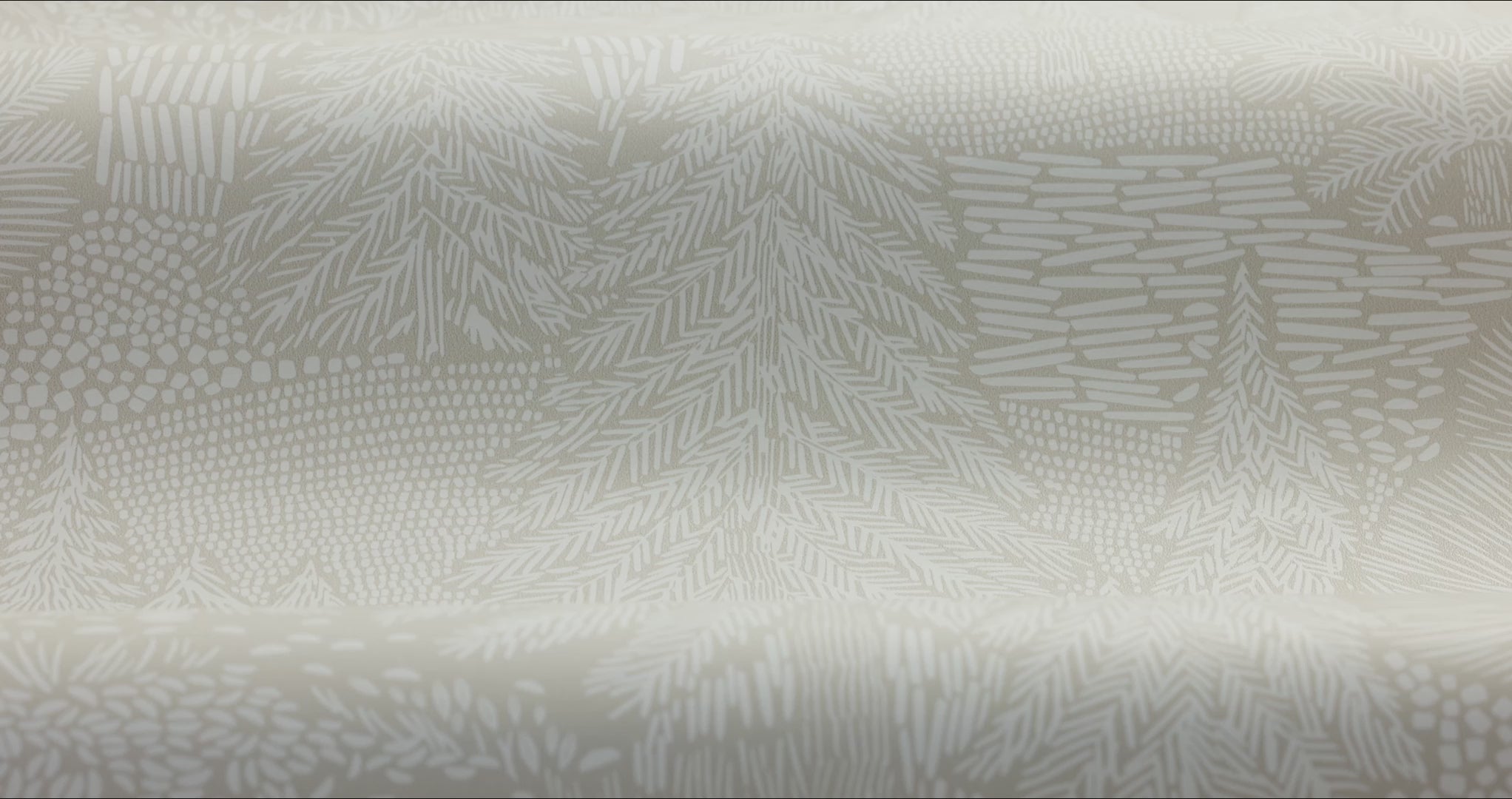 Northern Forest Beige Botanical Tree Wallpaper