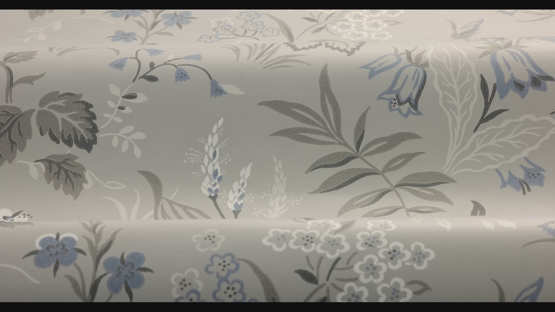 Tapeta s rostlinným motivem FOLKLORE tmavě béžová