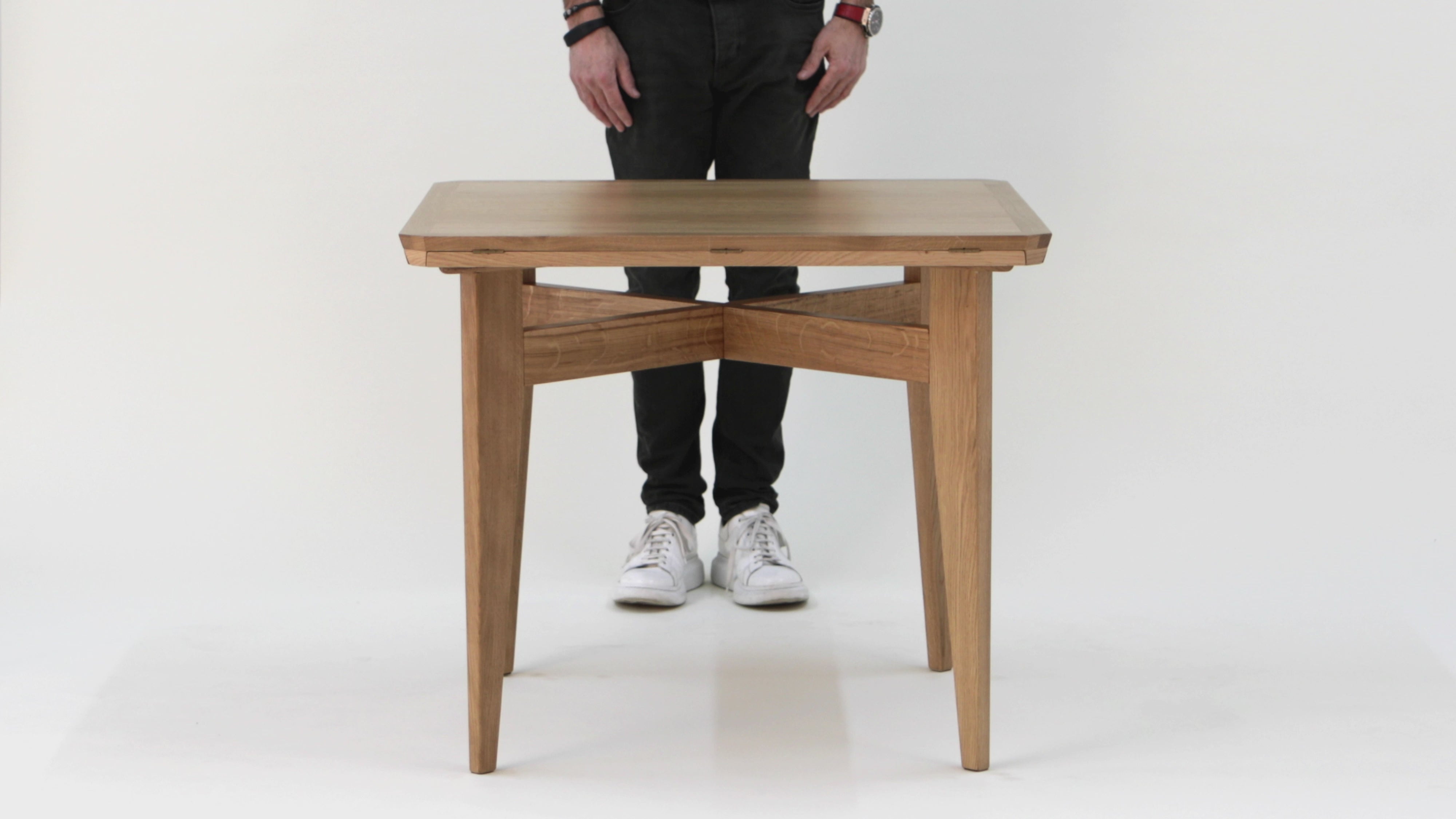 Extendable table B-TABLE walnut wood