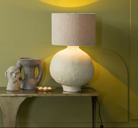 Podstavec pro lampu IOS béžový papír mâché