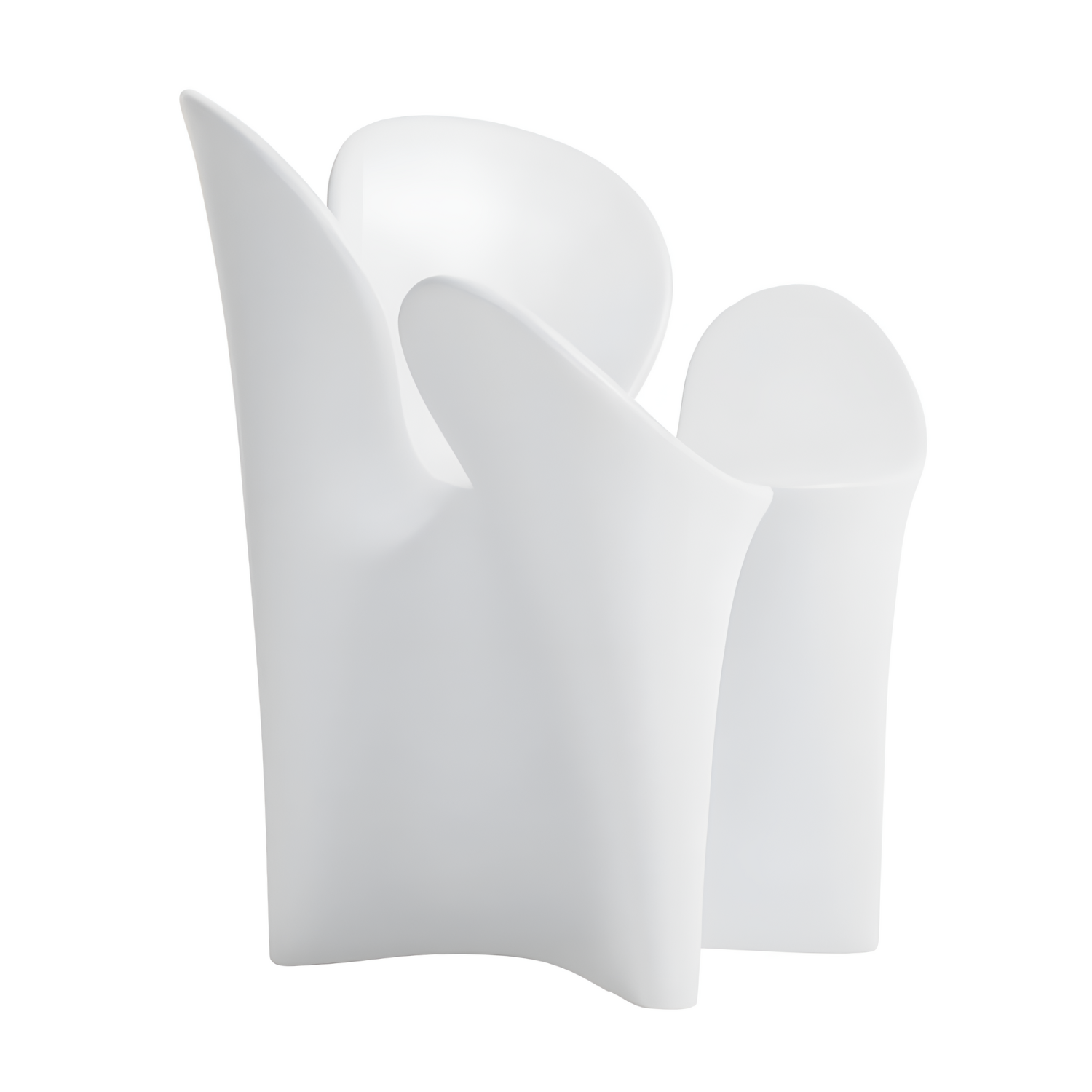 Křeslo CLOVER bílé