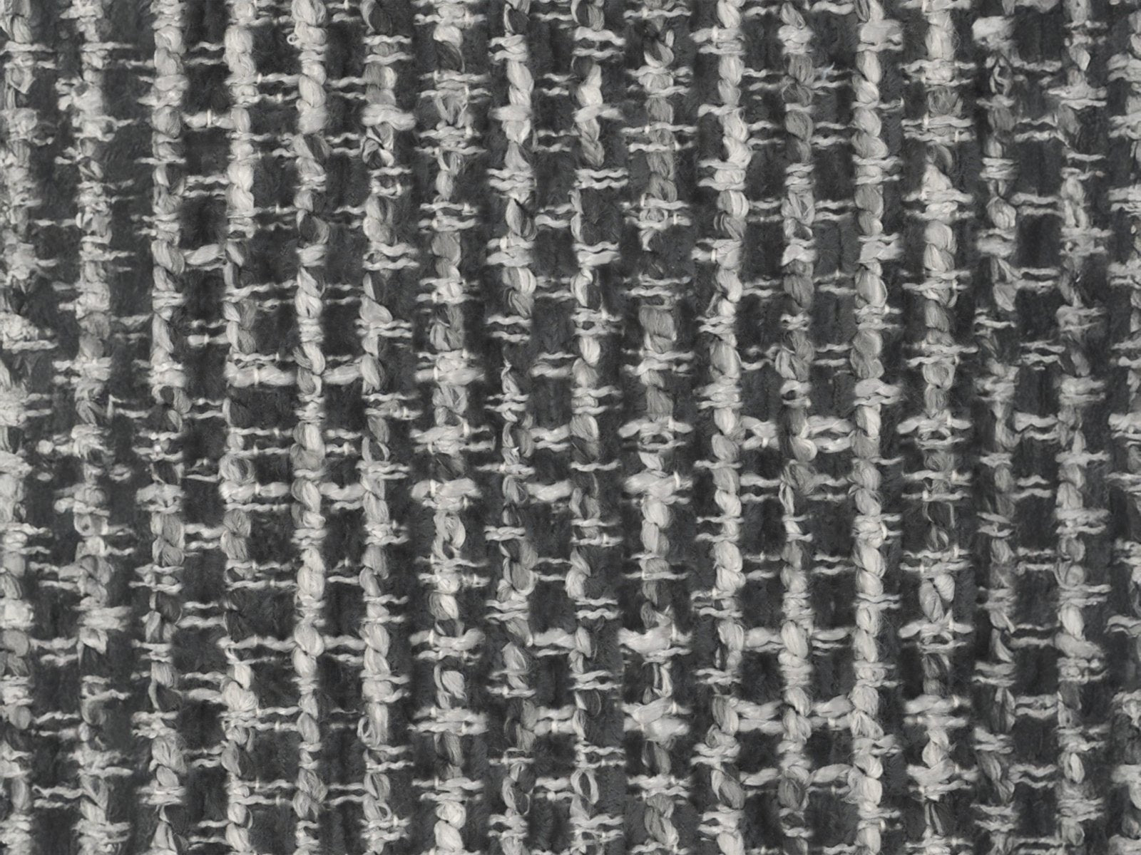 Rectangular Pouf GEORGIA Dark Gray Chenille