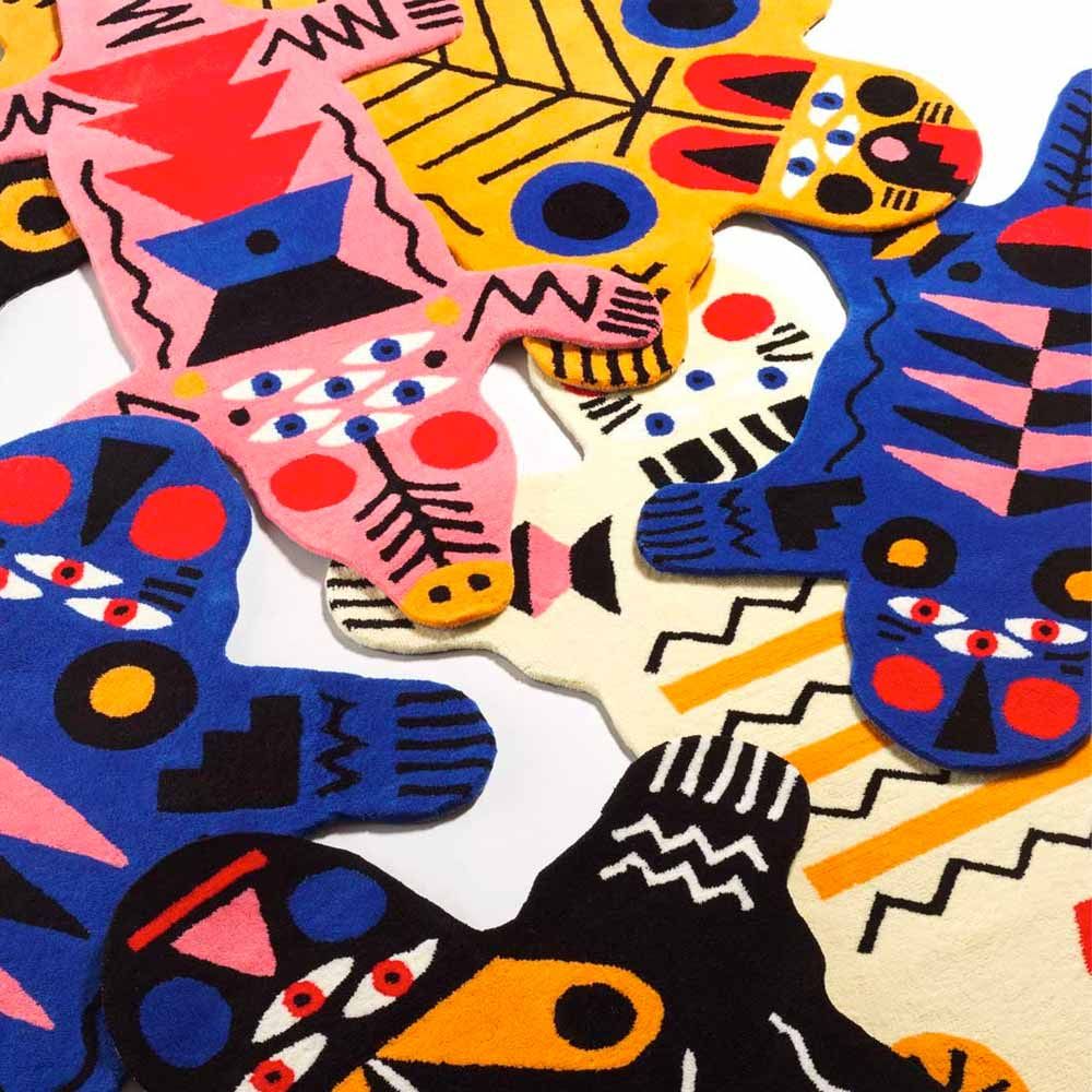 Dywan dekoracyjny DRILLO czarny