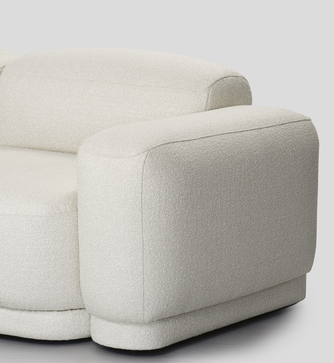2-Seater Upholstered Modular Sofa REM