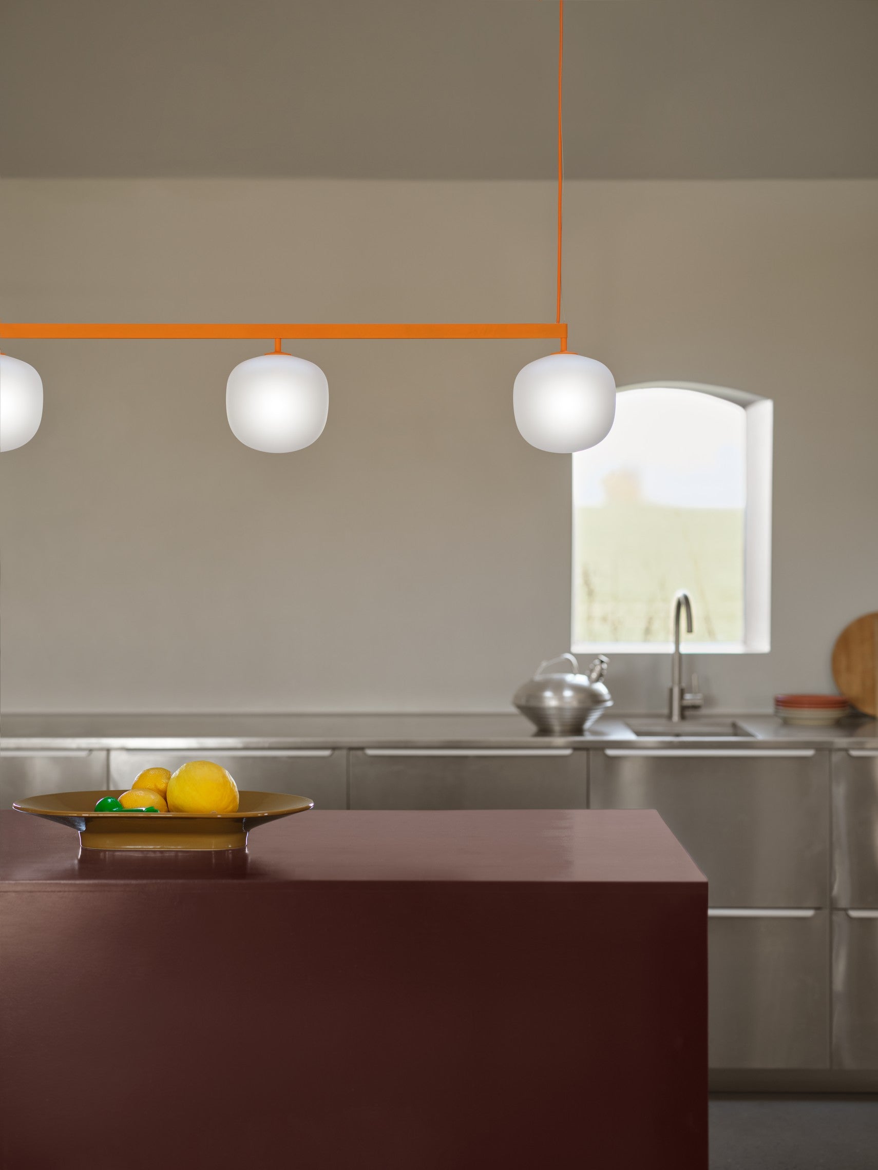 Hanging Lamp RIME RAIL Orange