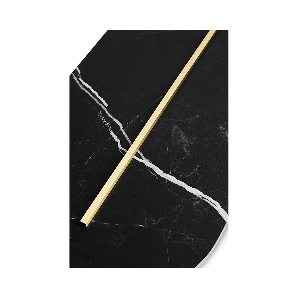 Nástěnné svítidlo ROKKE STONE černý kvádr z křemene