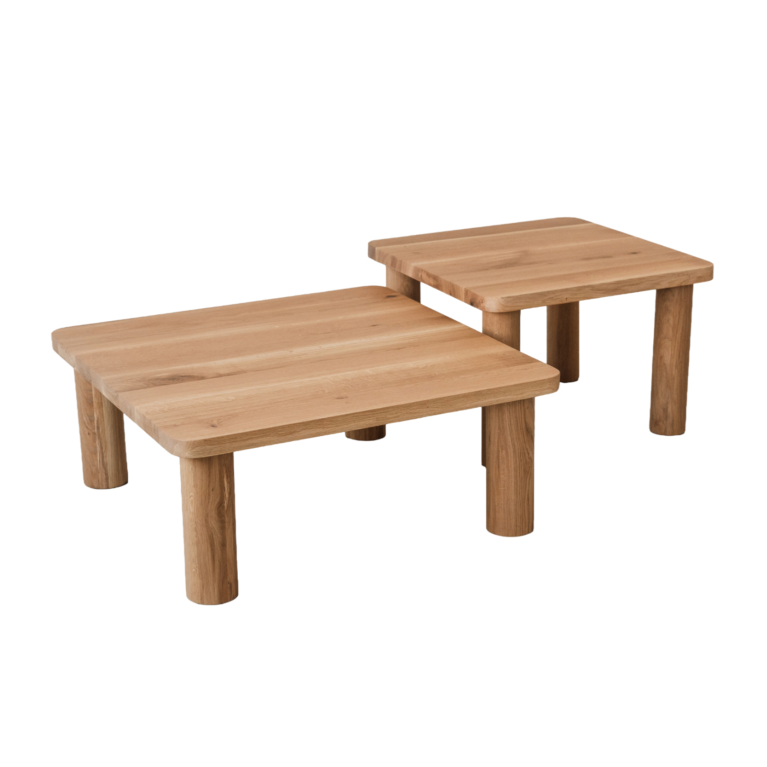 ROLLO Coffee Table Set Oak Wood