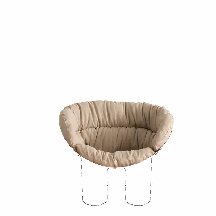 Křeslo ROLY POLY hnědé