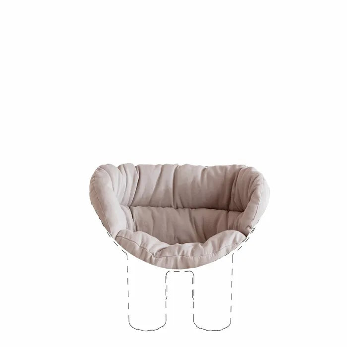 Křeslo ROLY POLY hnědé