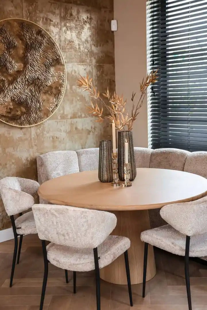 Kulatý stůl OAKLEY dýha dubová