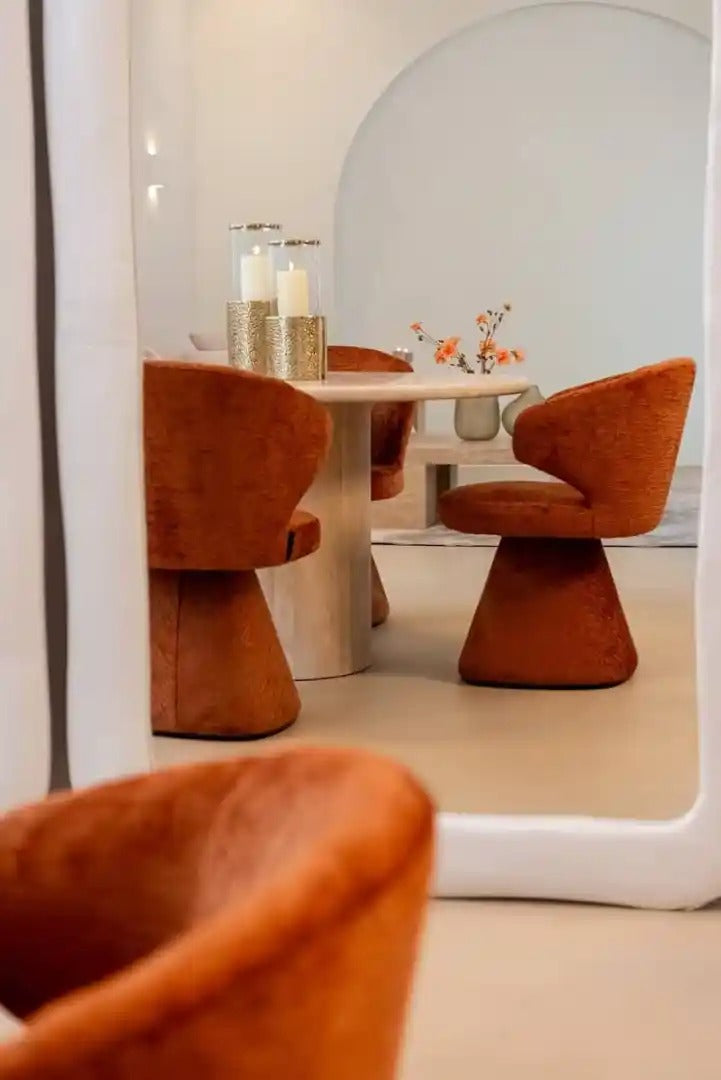 Kulatý stůl RENAISSANCE béžový travertin