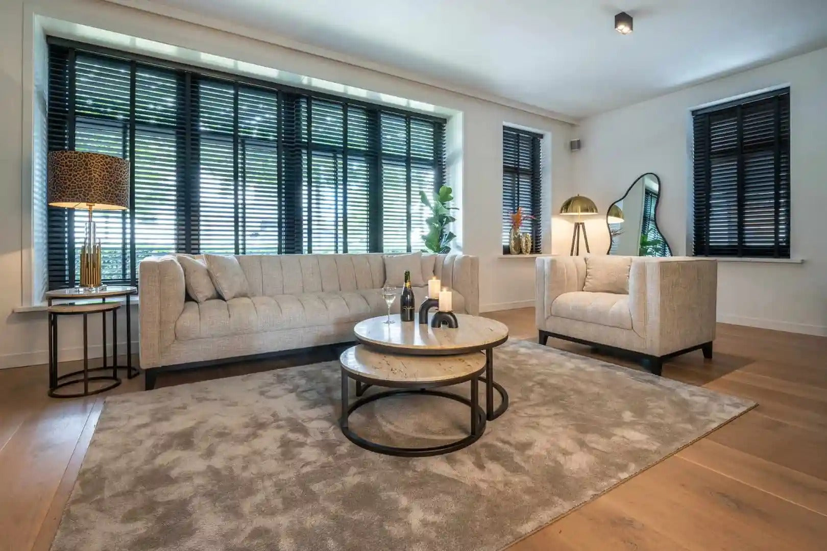 Sada konferenčních stolků AVALON hnědá