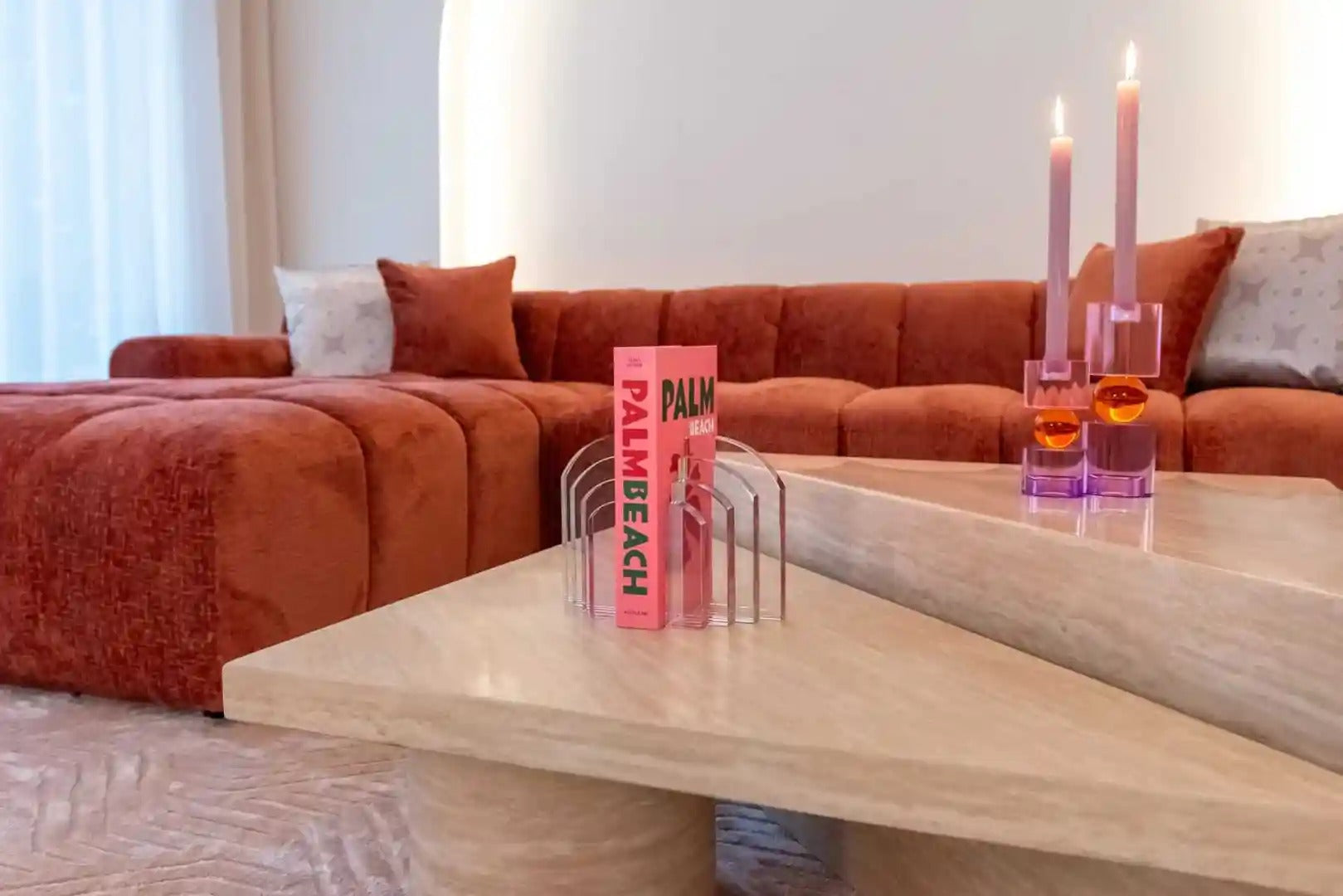 Sada konferenčních stolků FICTUS béžová