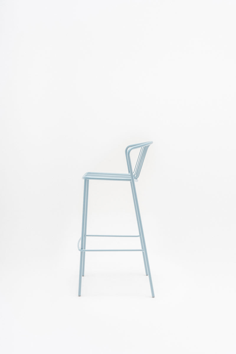 Sada barových židlí BRIS z pozinkované oceli