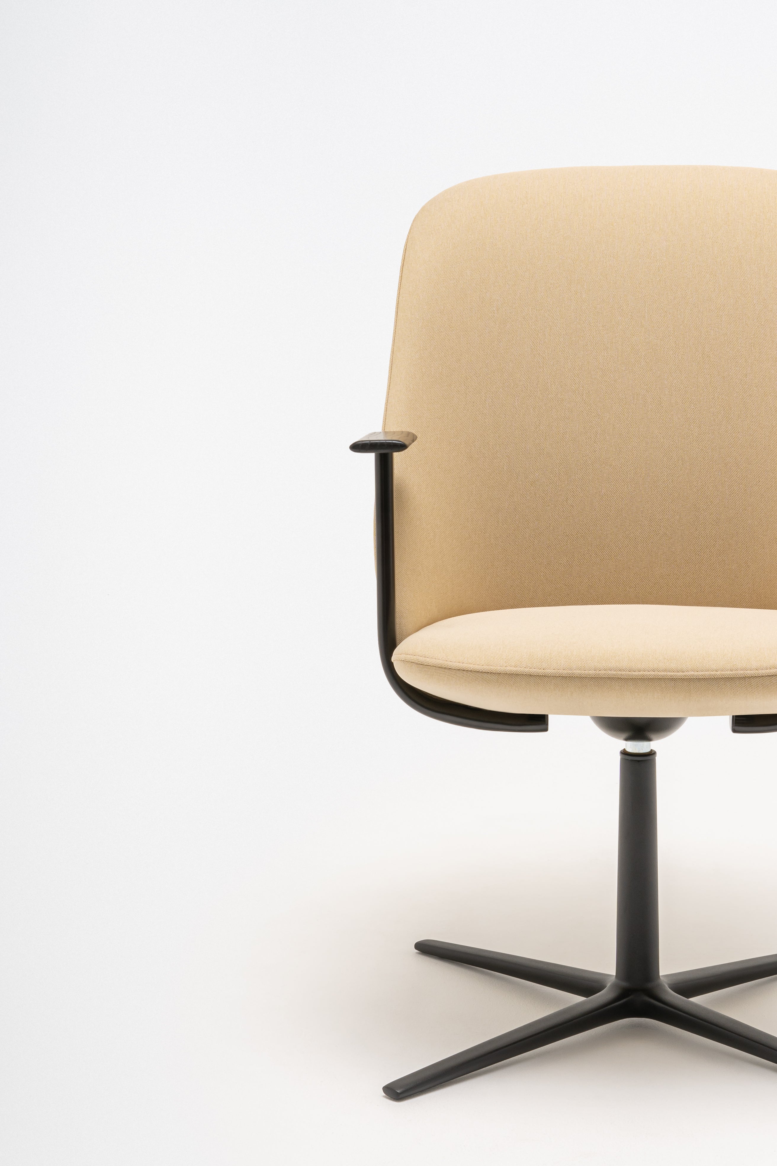 Armchair with a high backrest.